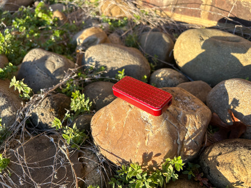 RIVERY Zero Grenade Utility Knife Aluminum Handle Worn Red ZERO-M-OTF-G-6061-WORN RED View 1