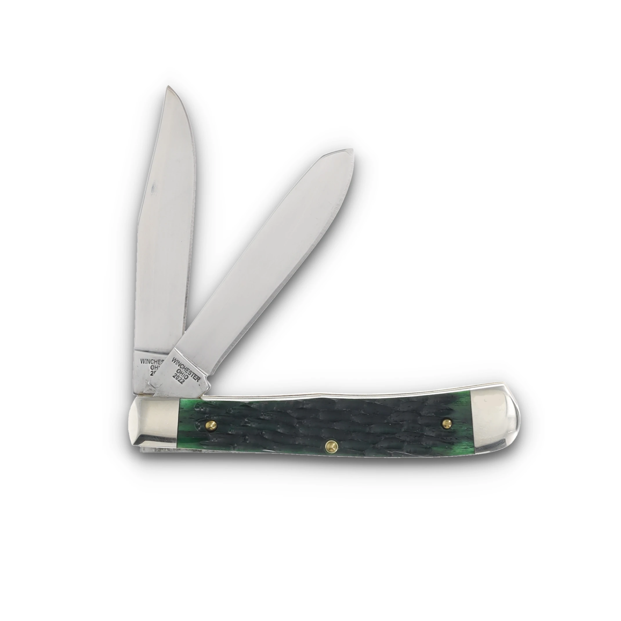 Battle Axe Brand Trapper Green Jigged Bone CC5BA5219GJB View 2