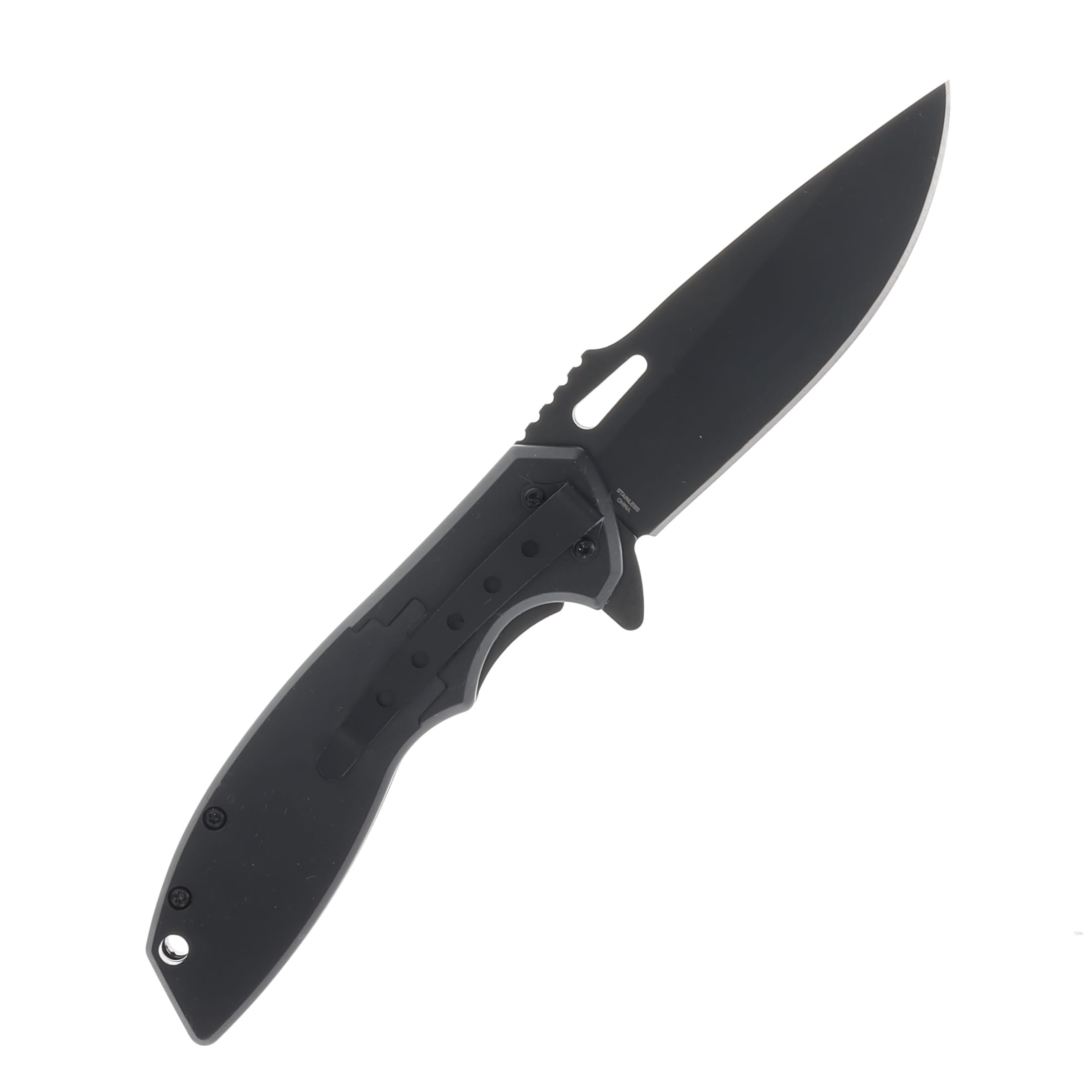 Sigma Impex Jesse James Folding Knife Red 3.5in Plain Black Drop Point SX1991JJ View 2