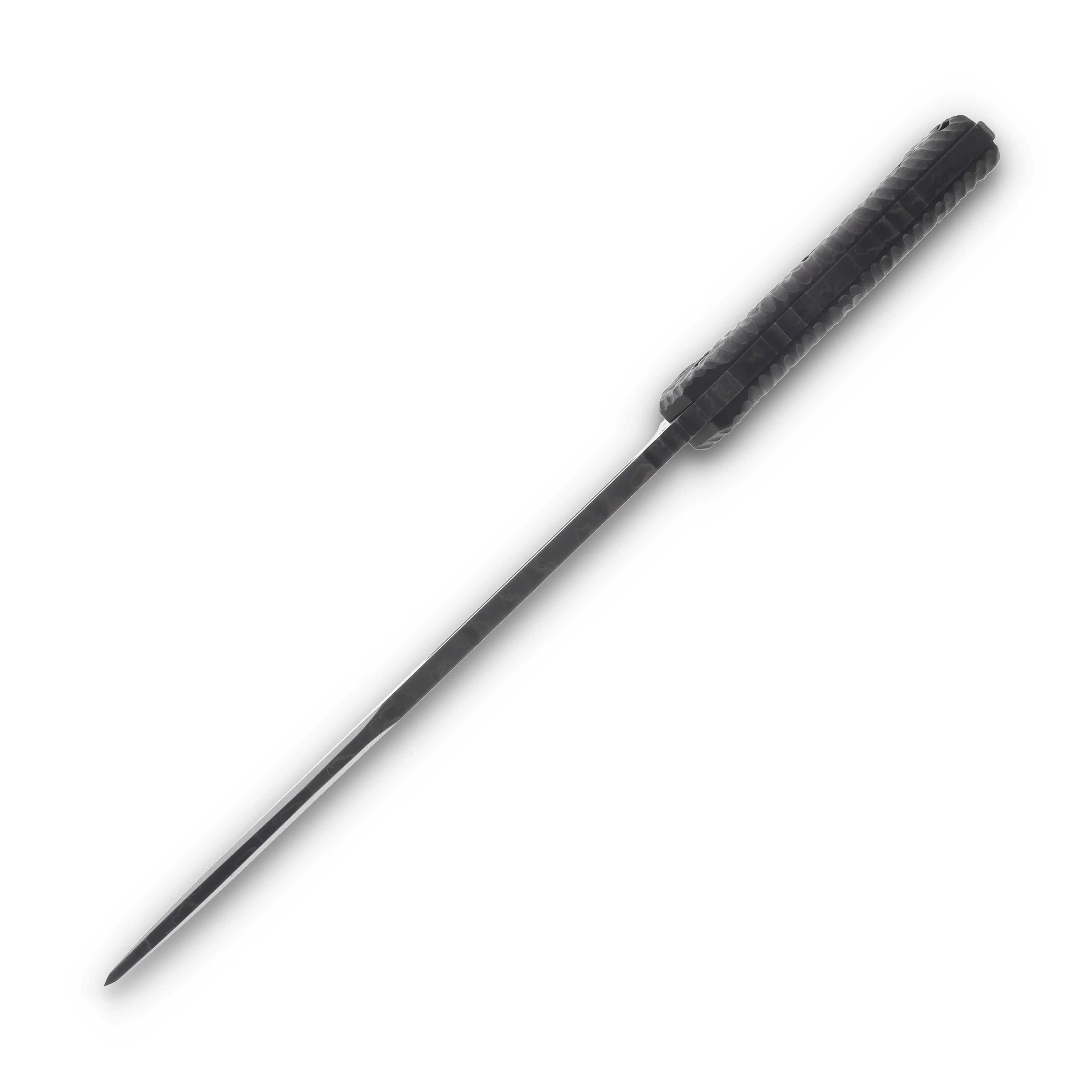 Miller Bros Blades Large Fixed Blade Knife 10in Plain Blade Black Sheath M-28BSBH View 5
