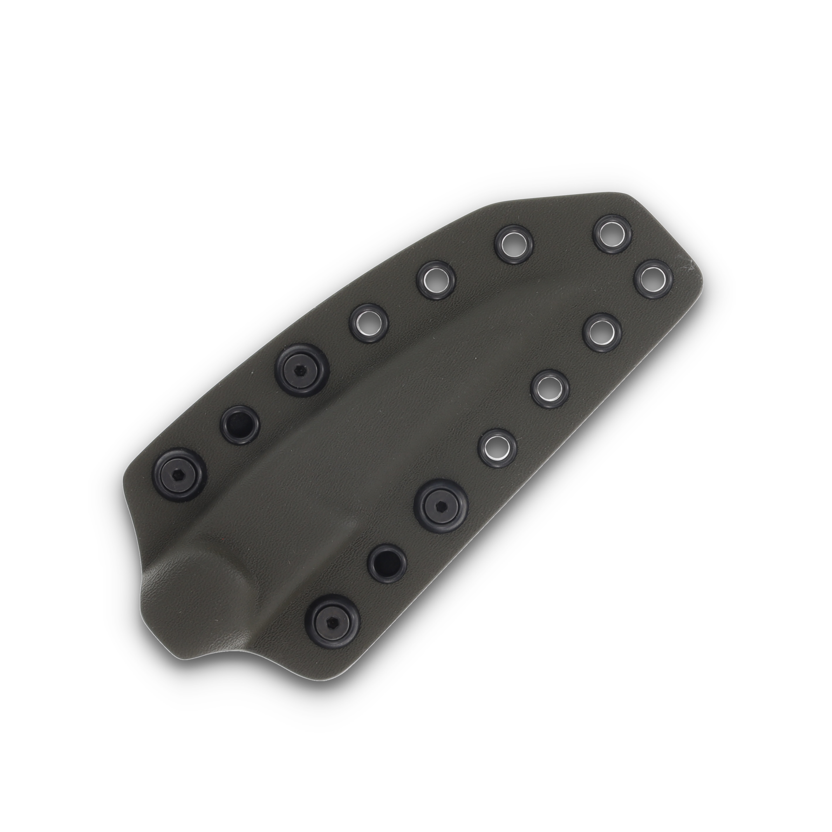Miller Bros Small Fixed Blade with Ring on Pommel Black Sheath Black G-10 Handle M-5BSBH View 8