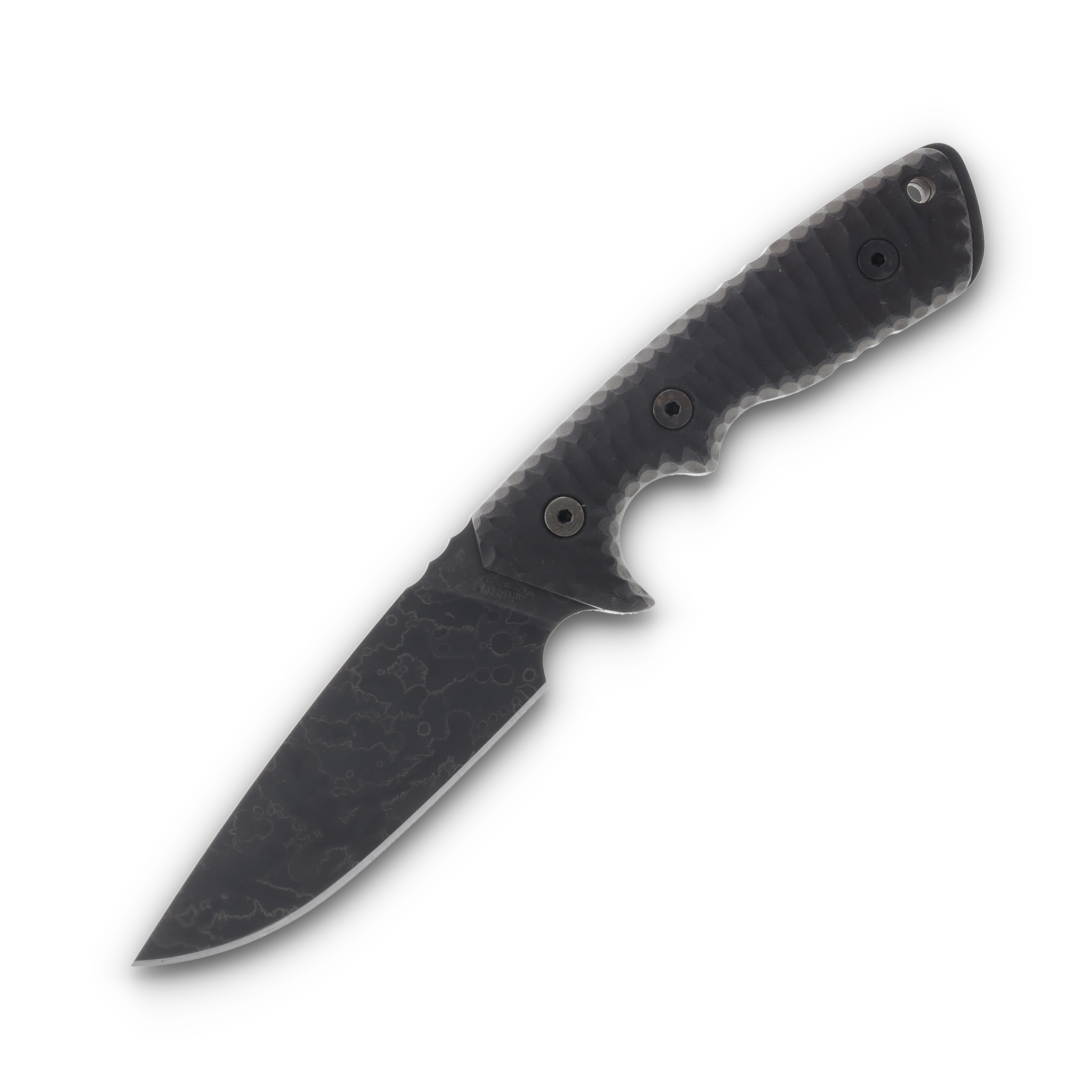 Miller Bros Fixed Blade  Black Sheath Black and Gray G-10 Handle M-27BSBGH View 4