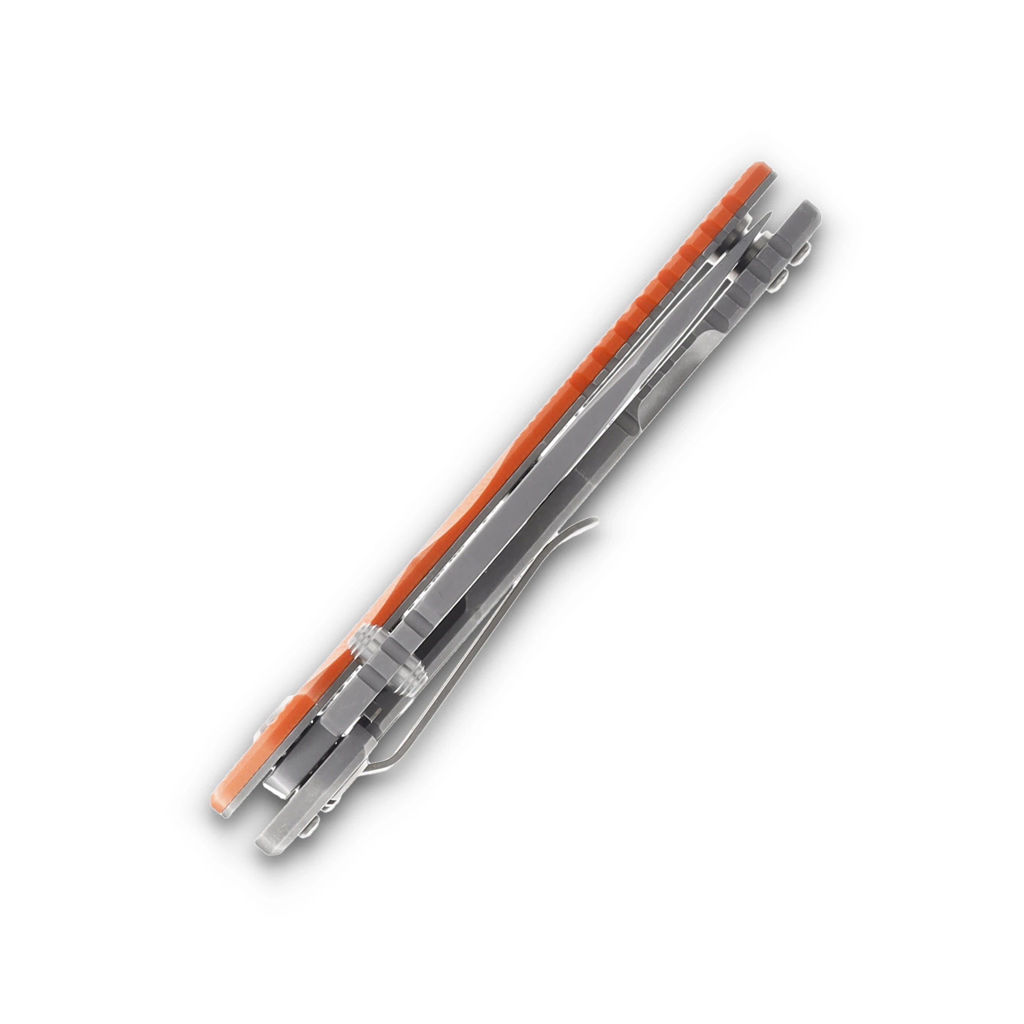 Hinderer 3.5 Eklipse Slicer Hollow Ground Tri-way Orange G-10 Titanium KEK35SLHOTWWFOR View 7