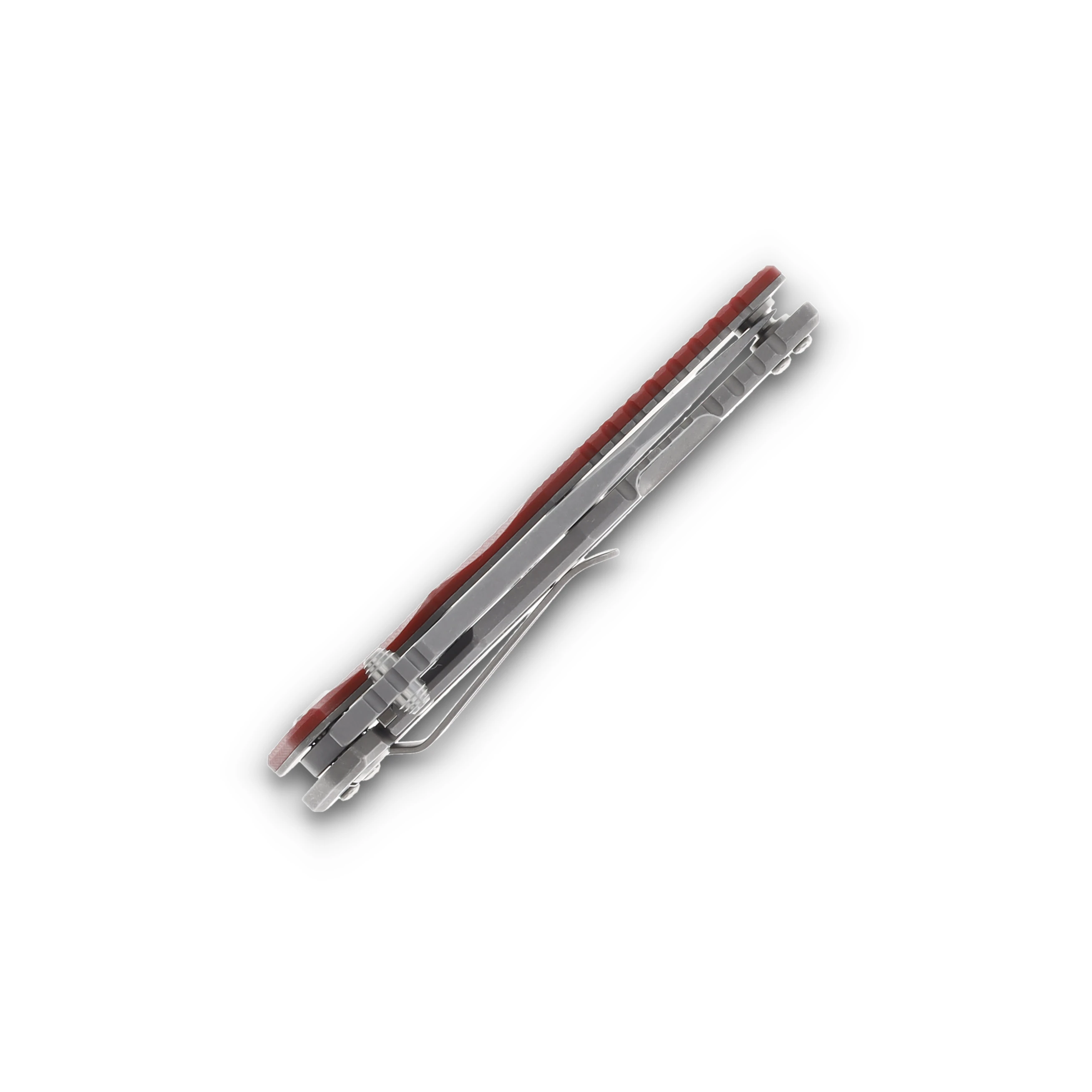 Hinderer 3.5 Eklipse Slicer Hollow Ground Tri-way Red G-10 Titanium KEK35SLHOTWWFRD View 7