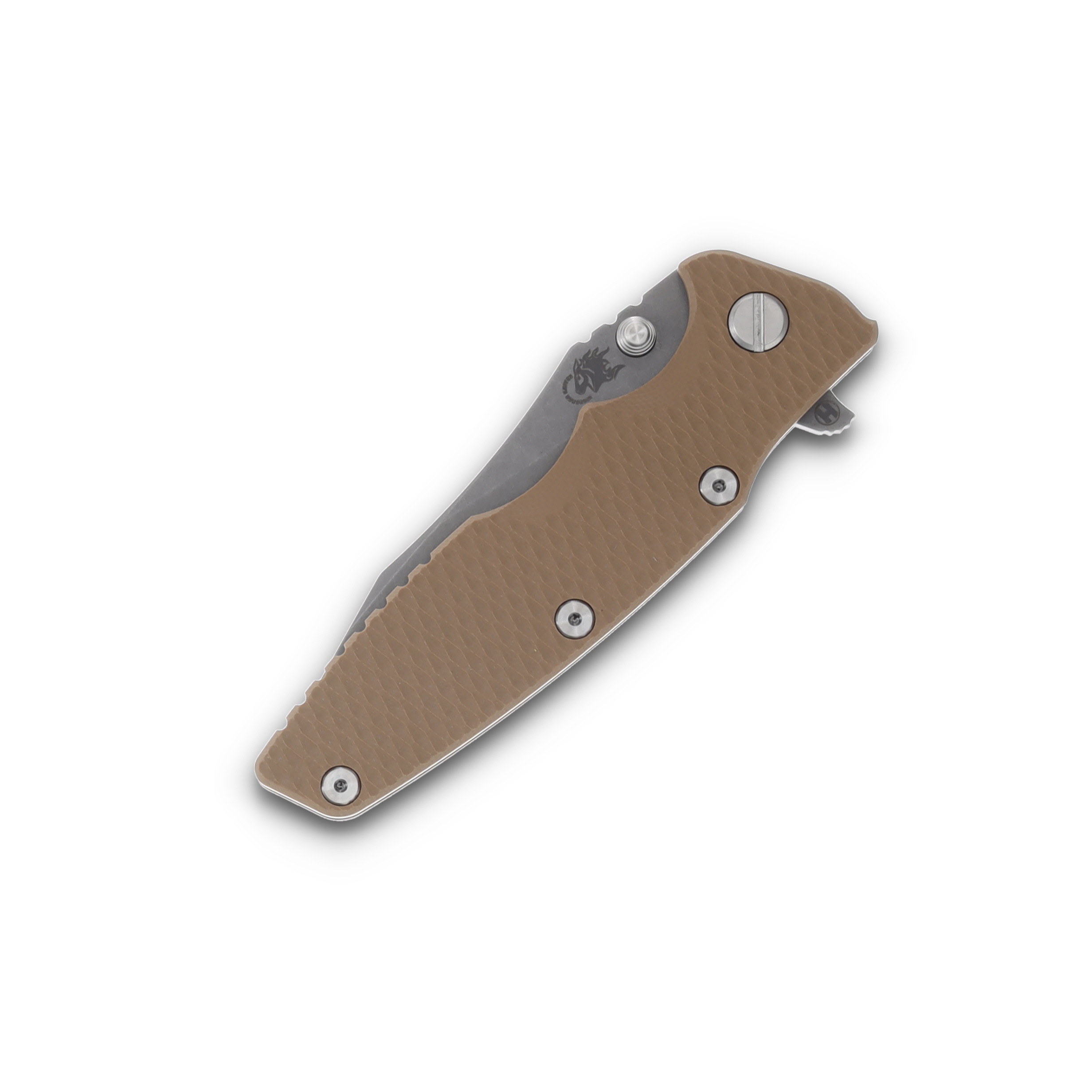 Hinderer 3.5 Eklipse Slicer Hollow Ground Tri-way Coyote G-10 Titanium KEK35SLHOTWWFCY View 5