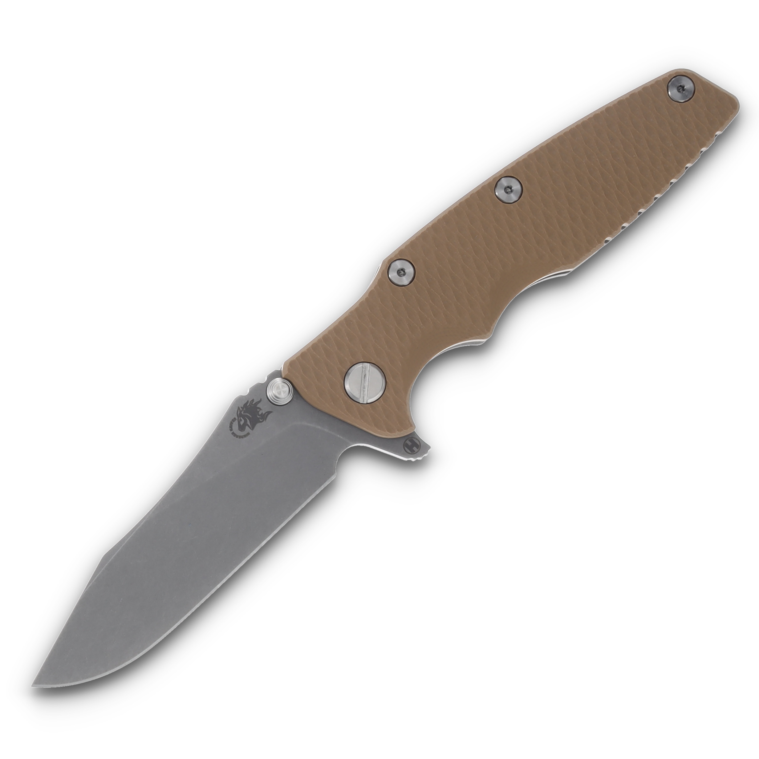 Hinderer 3.5 Eklipse Slicer Hollow Ground Tri-way Coyote G-10 Titanium KEK35SLHOTWWFCY View 1