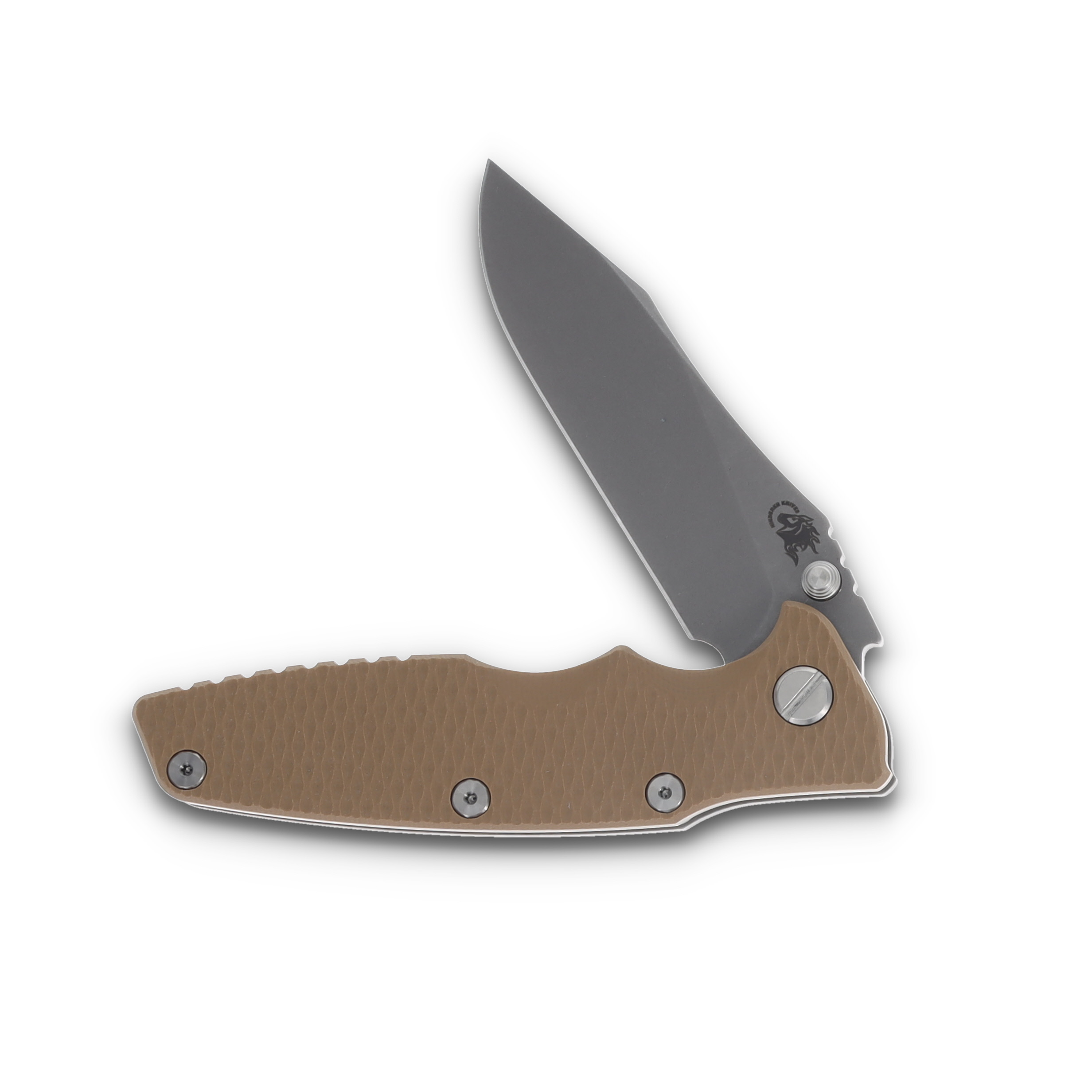 Hinderer 3.5 Eklipse Slicer Hollow Ground Tri-way Coyote G-10 Titanium KEK35SLHOTWWFCY View 3
