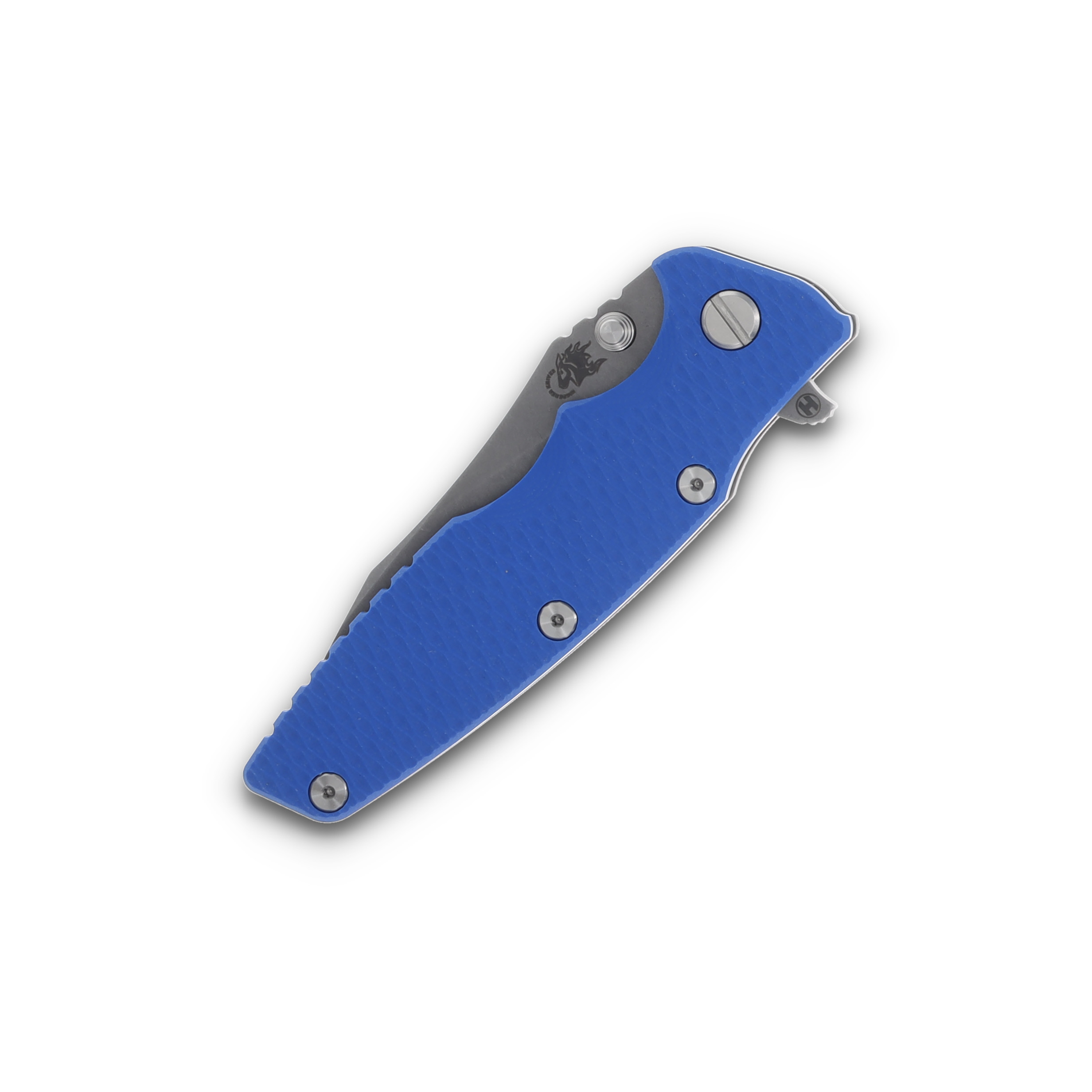Hinderer 3.5 Eklipse Slicer Hollow Ground Tri-way Blue G-10 Titanium KEK35SLHOTWWFBL View 6