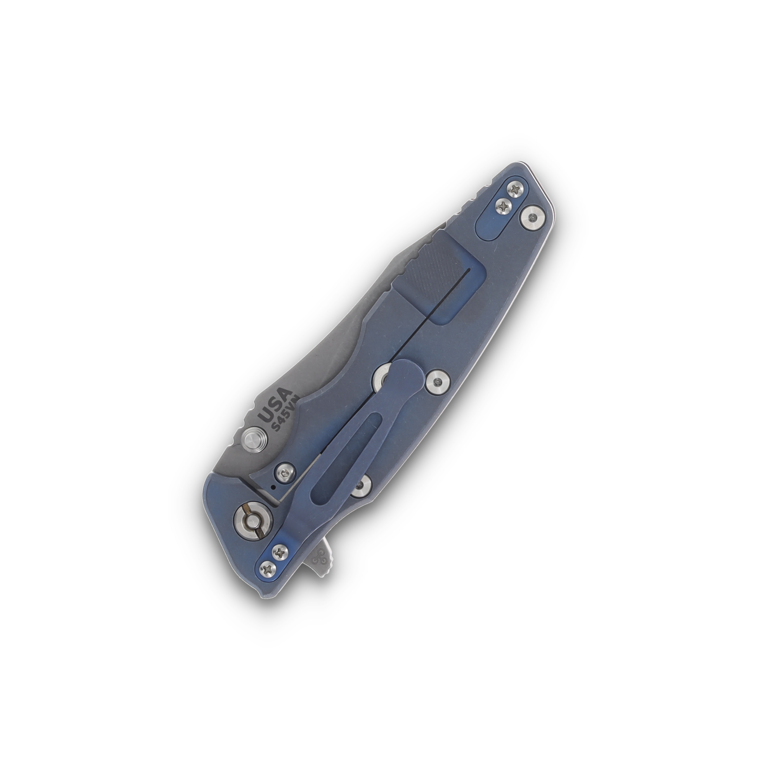 Hinderer 3.5 Eklipse Slicer Hollow Ground Tri-way Orange G-10 Titanium KEK35SLHOTWWFBBLOR View 6