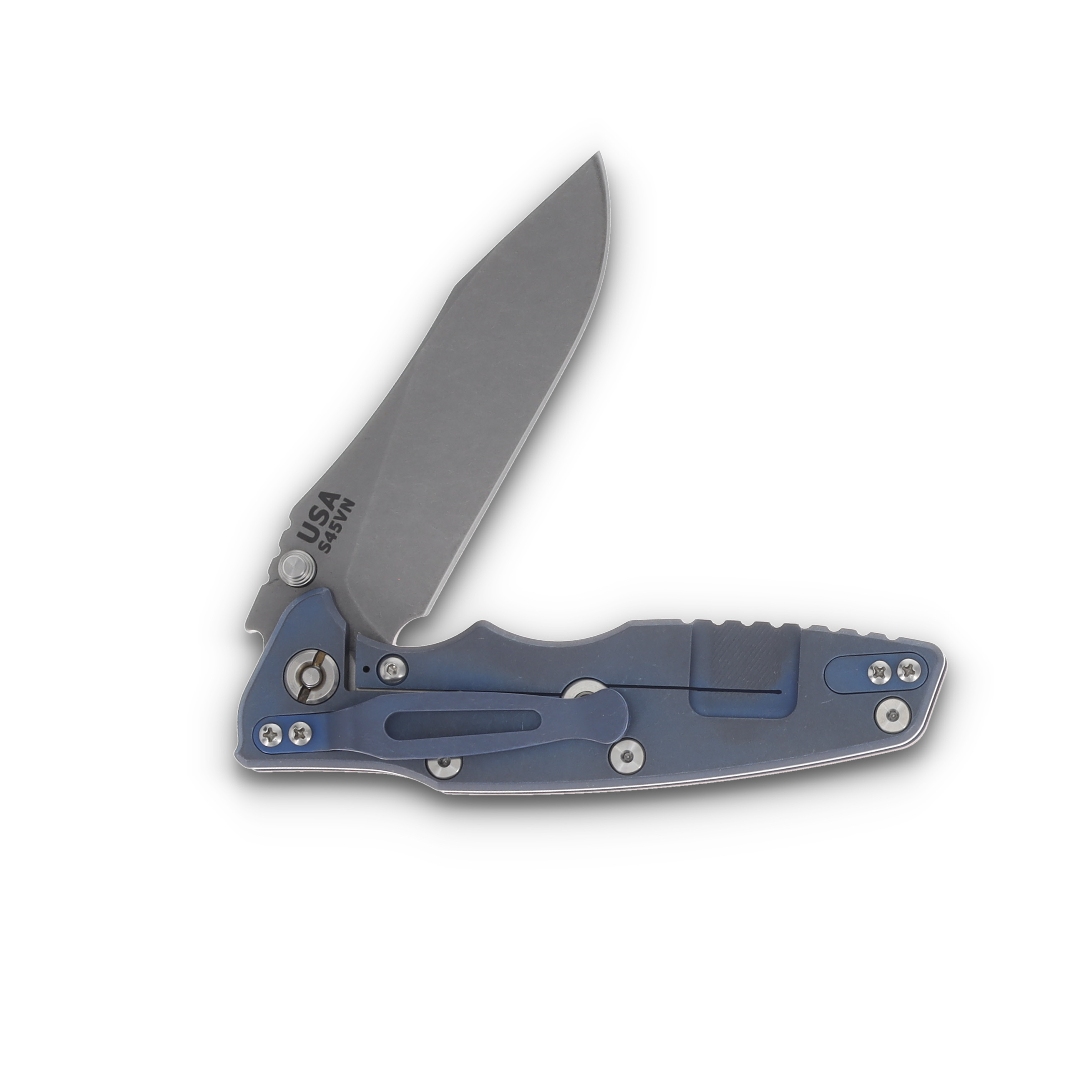 Hinderer 3.5 Eklipse Slicer Hollow Ground Tri-way Orange G-10 Titanium KEK35SLHOTWWFBBLOR View 4