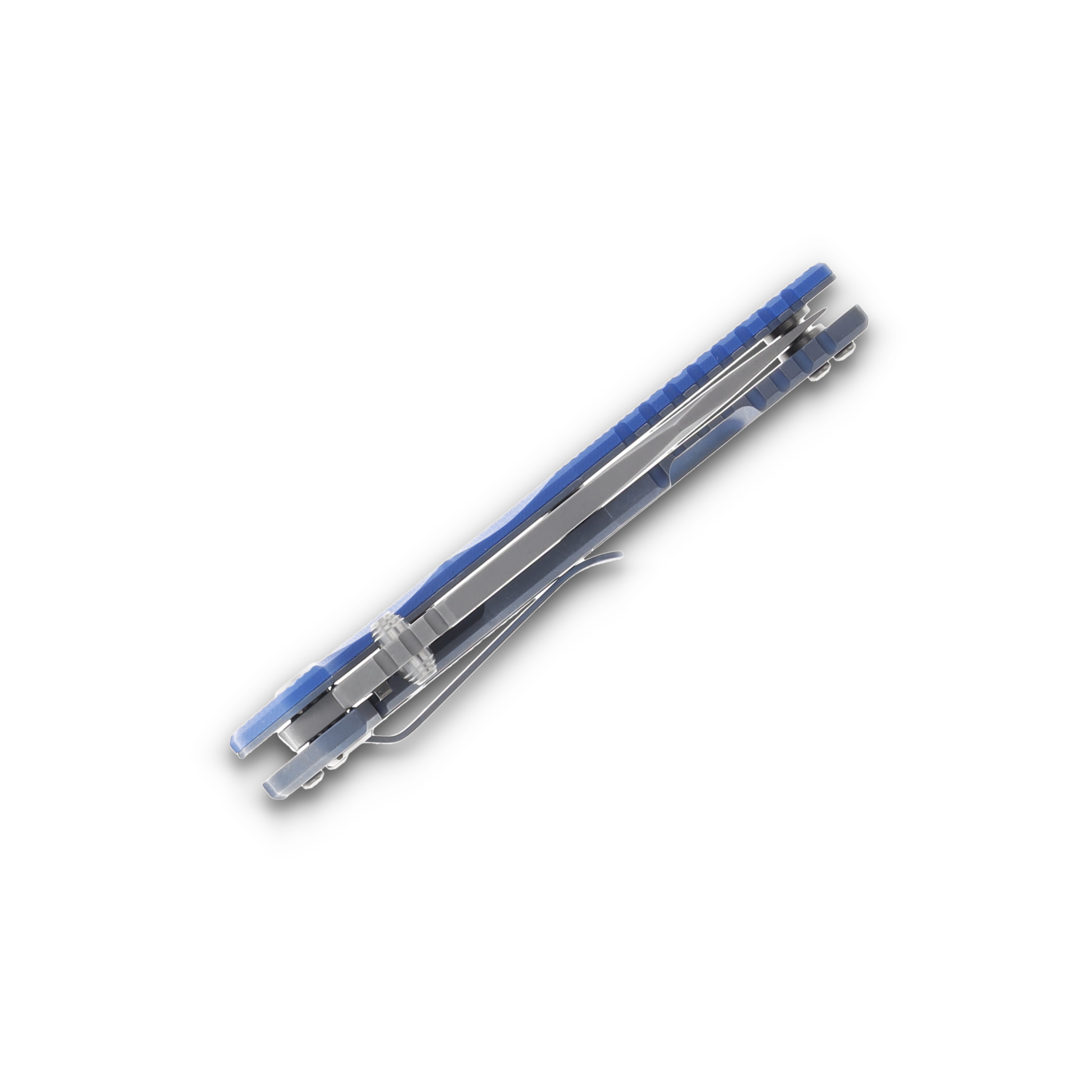 Hinderer 3.5 Eklipse Slicer Hollow Ground Tri-way Blue G-10 Titanium KEK35SLHOTWWFBBLBL View 7
