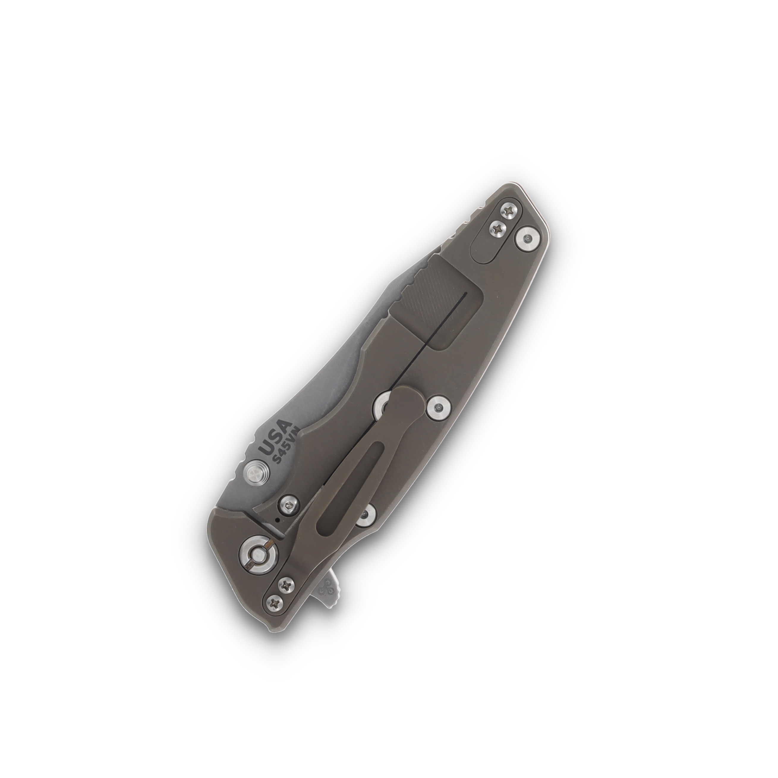 Hinderer 3.5 Eklipse Slicer Hollow Ground Tri-way Orange G-10 Titanium KEK35SLHOTWWFBBZOR View 6