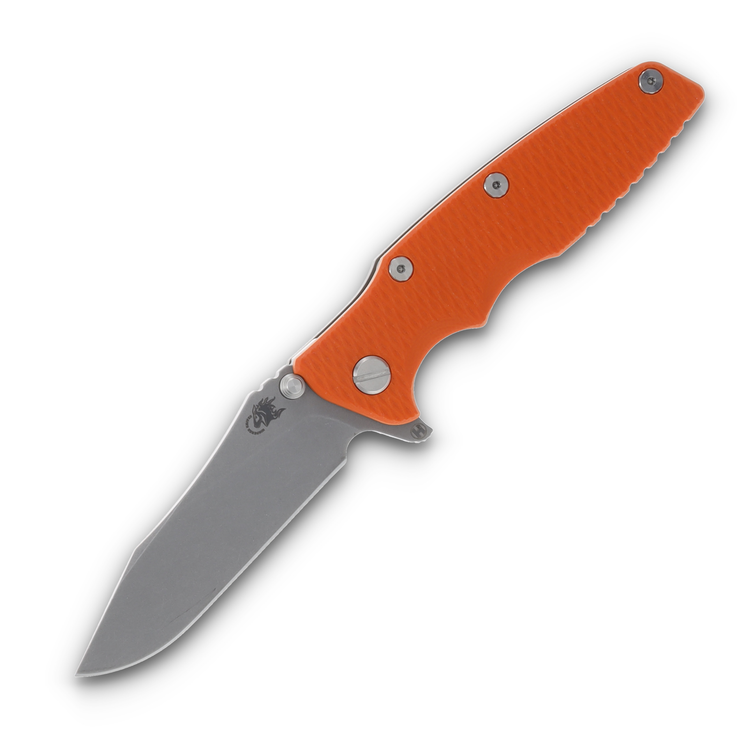 Hinderer 3.5 Eklipse Slicer Hollow Ground Tri-way Orange G-10 Titanium KEK35SLHOTWWFBBZOR View 1