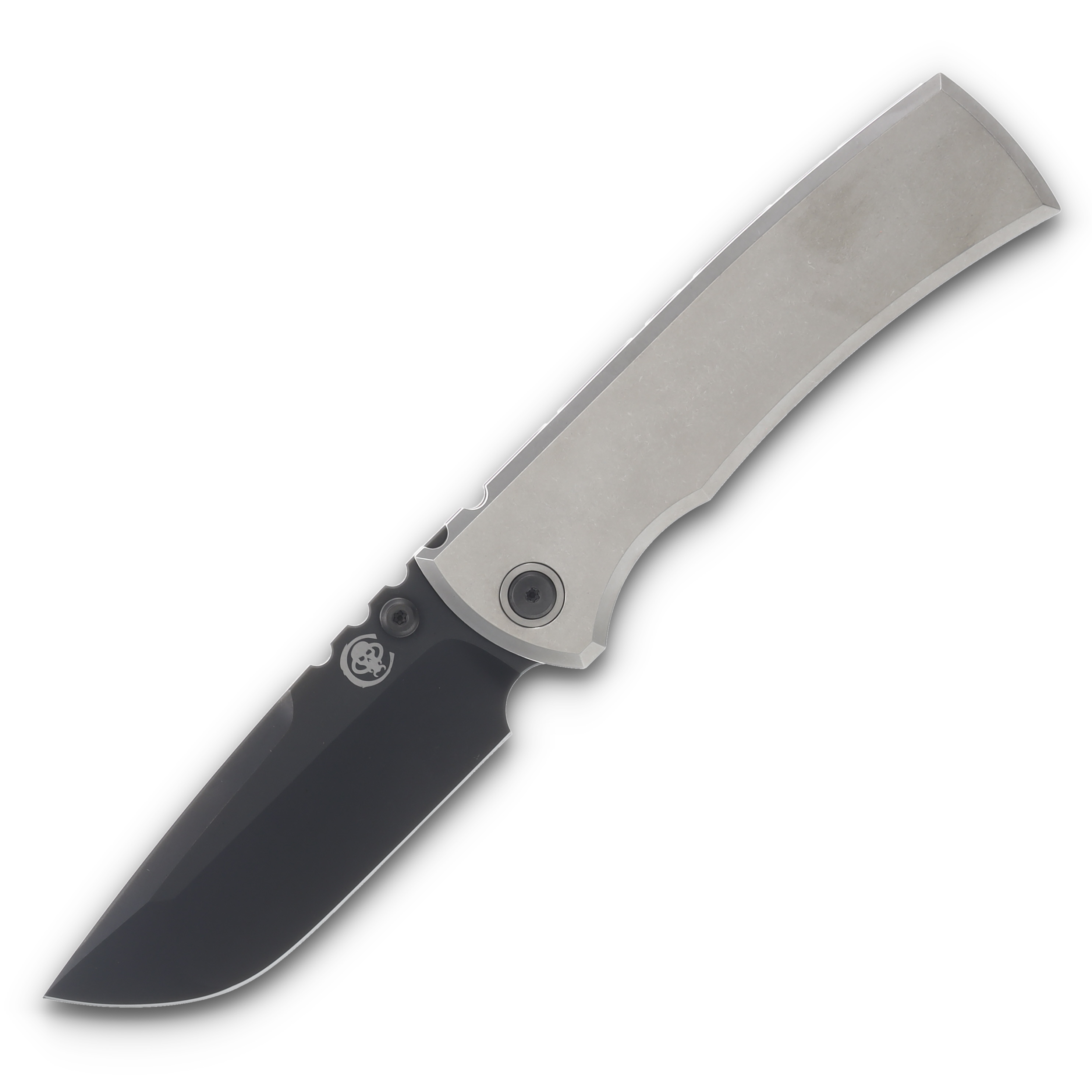 Chaves Integral Redencion 229 Bright 3.75in Plain Black DLC Drop Point View 1
