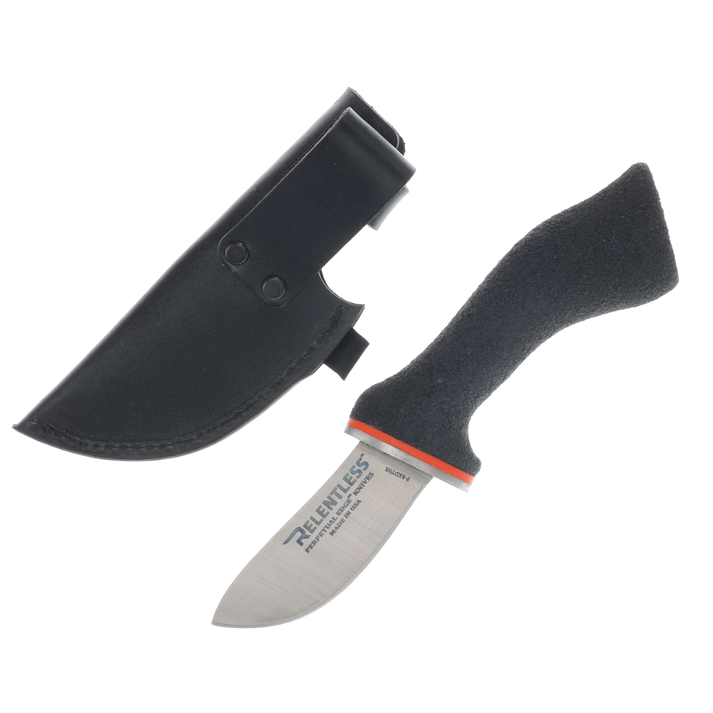 Relentless Titanium 3.6" Titanium Hunter-Skinner Knife Standard with Sheath RTFTI-HNTR-SKNR-STD View 1