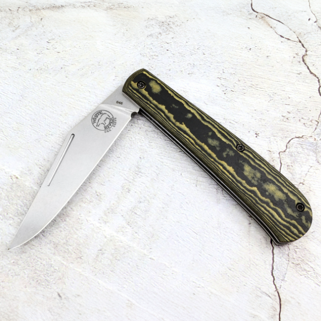 White River Knives Trailhead Trapper Folding Knife Maple - Black Richlite WRTHT-RMB View 5