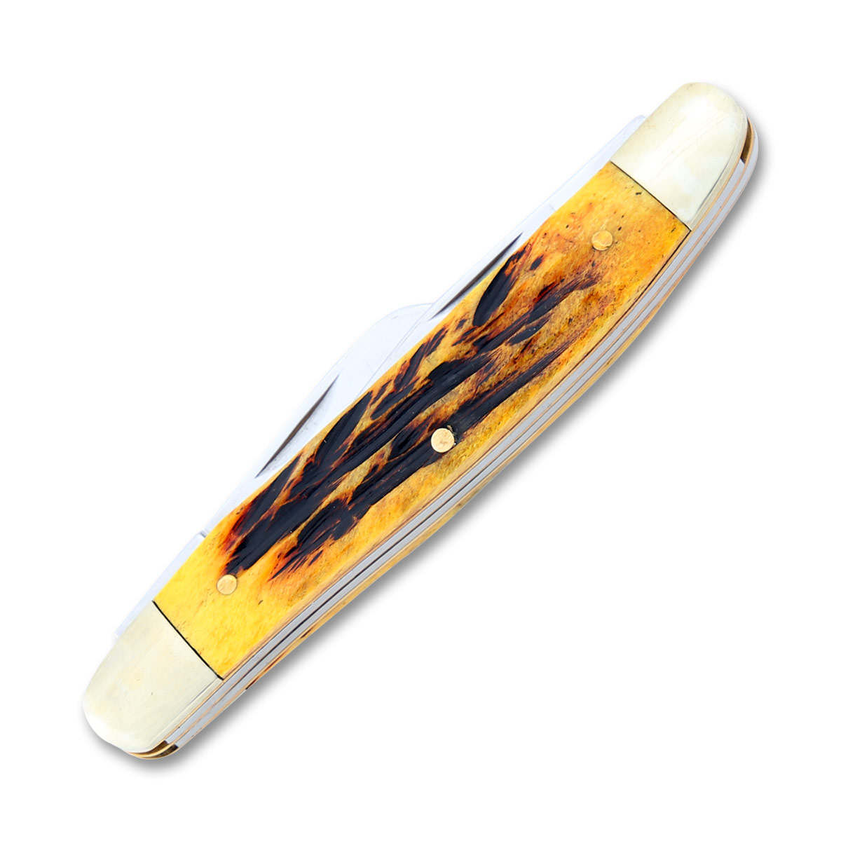 Frost Caliber Sagebrush Jigged Bone Stockman Folding Knife FRCAL112 View 3