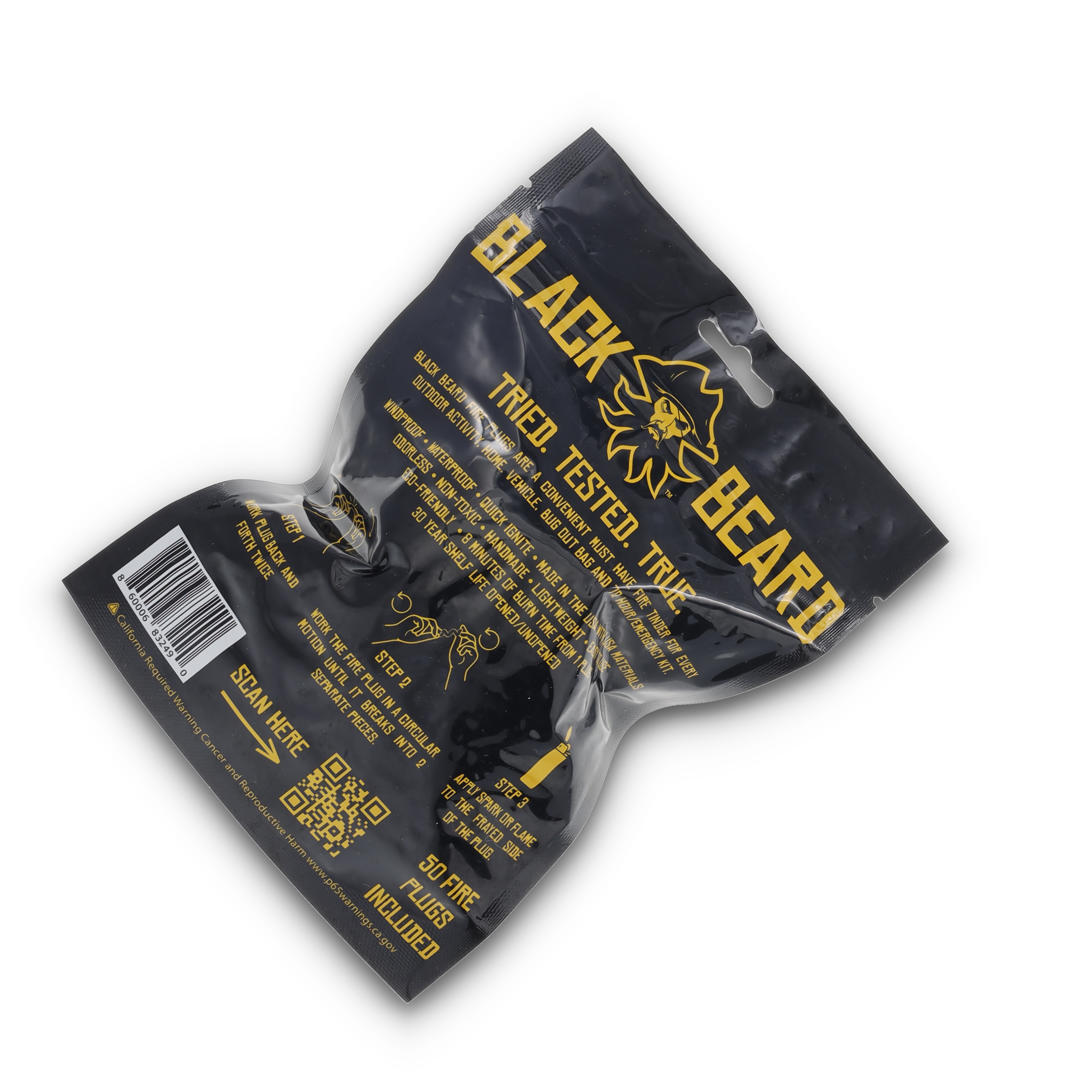 Black Beard Fire Starters 50 Fire Plugs FIRE PLUGS View 3