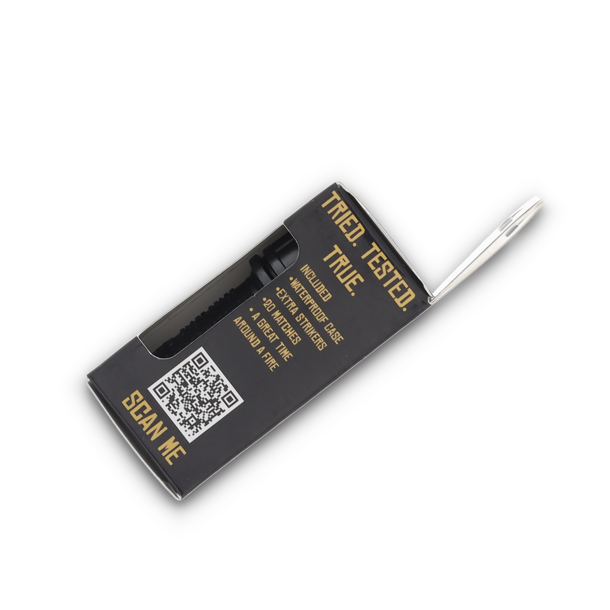Black Beard Fire Starters Stormproof Matches Mat View 12