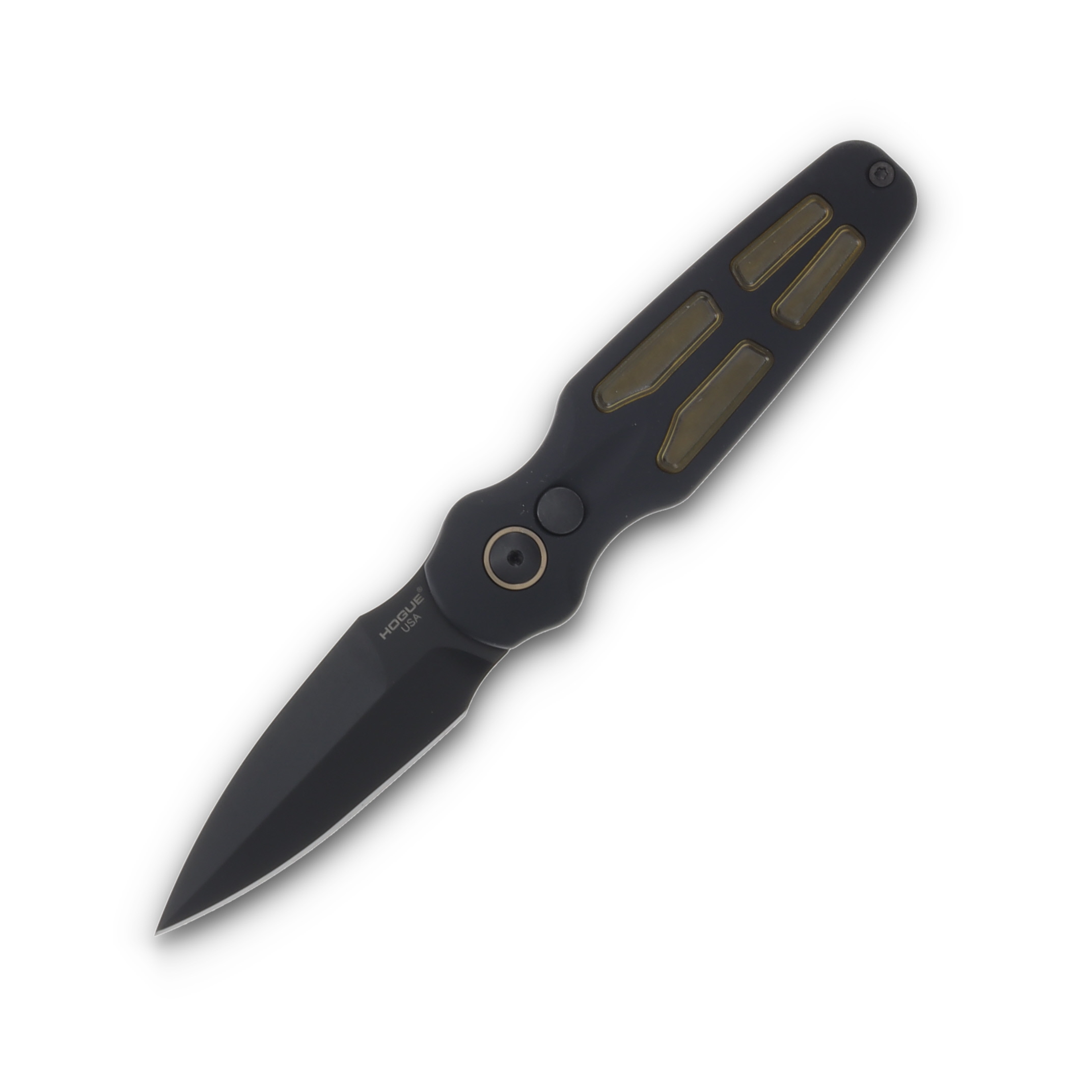 HOGUE Ballista-II Automatic Knife Ultem 2.5in Black Bayonet Blade AUHG64236 View 1