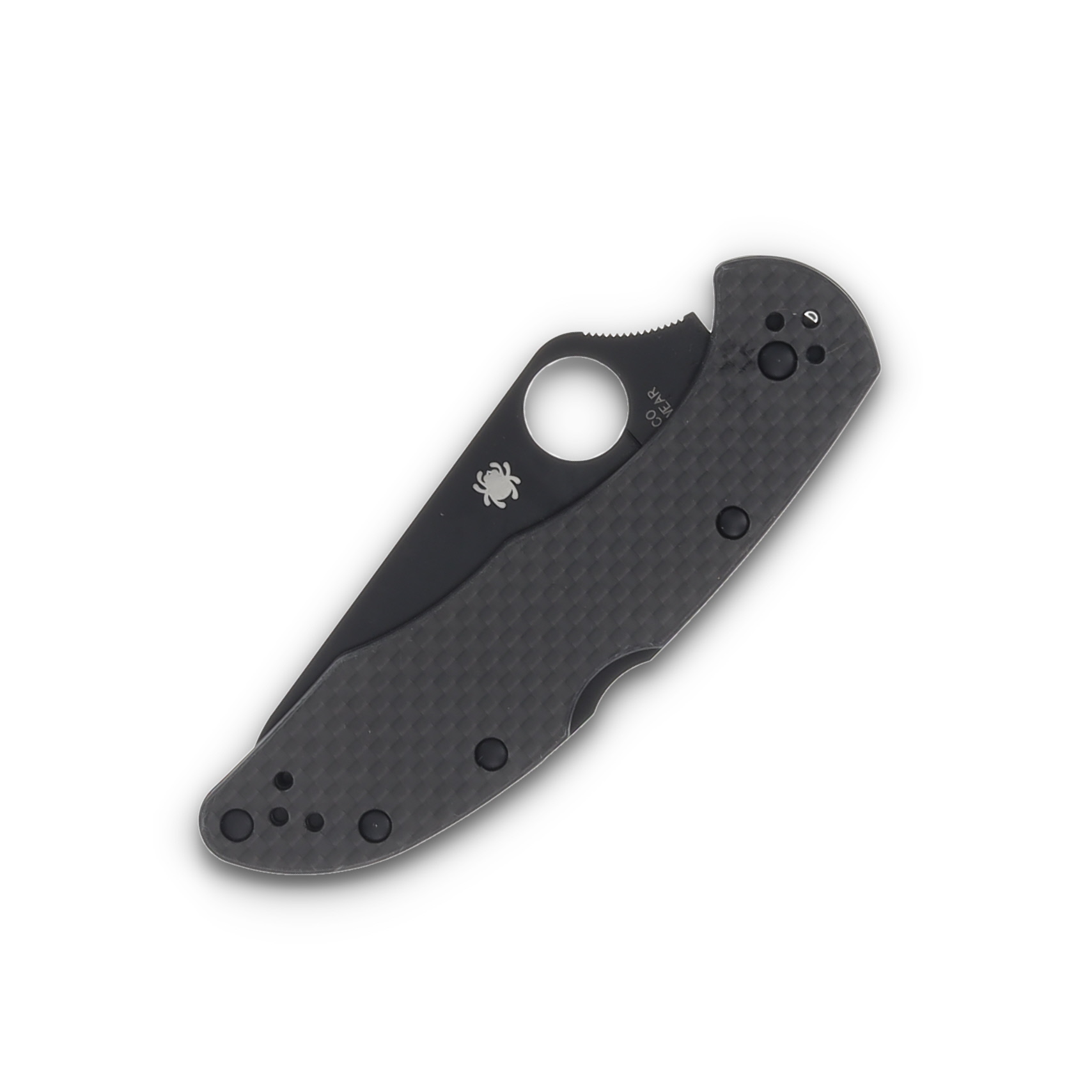 Spyderco Delica 4 Folding Knife 2.92 Inch Plain Black TiNi Clip Point SPC11CFPBK View 5