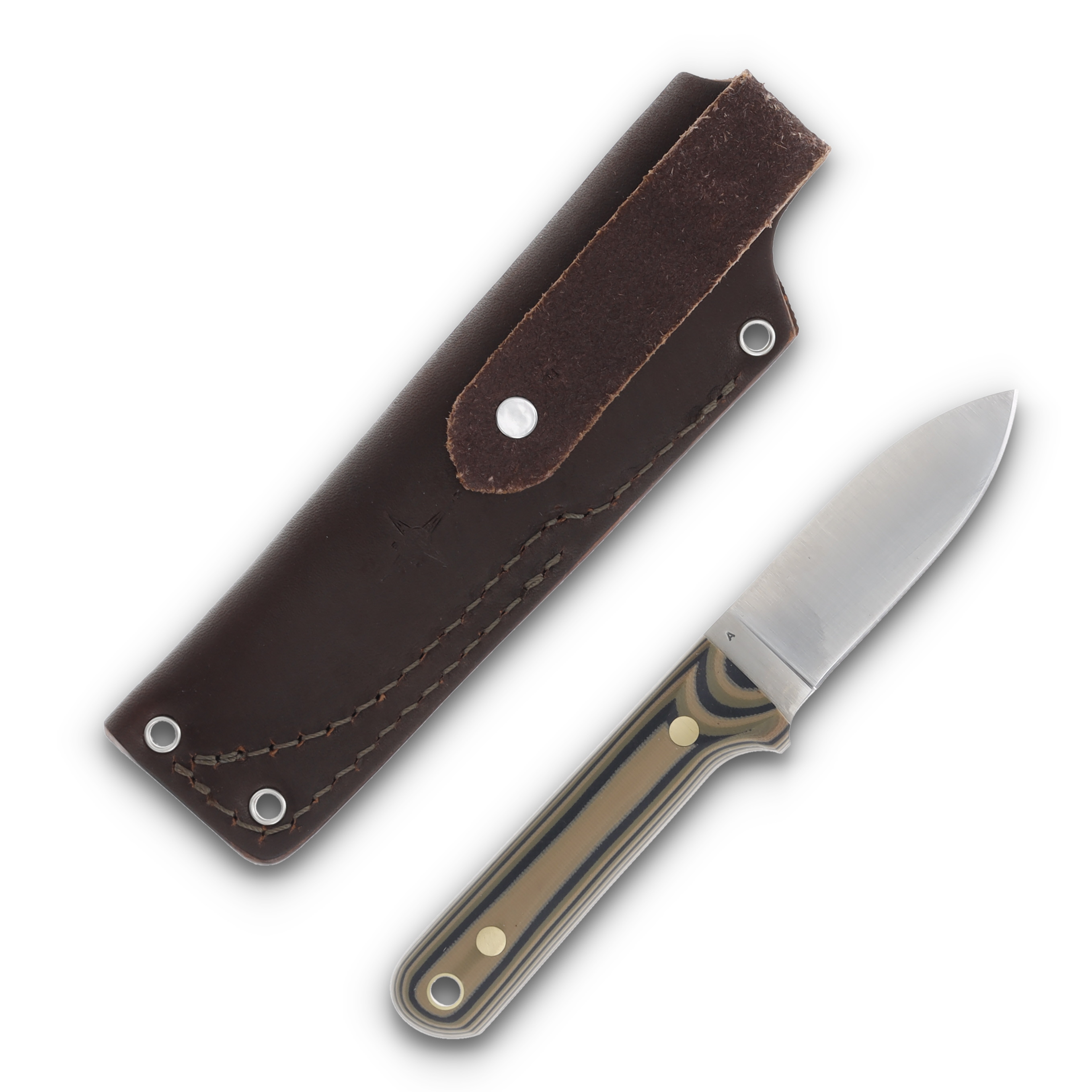 LT Wright Next Gen Fixed Blade Knife Camo 3in Plain Matte Spear Point LT029 View 2