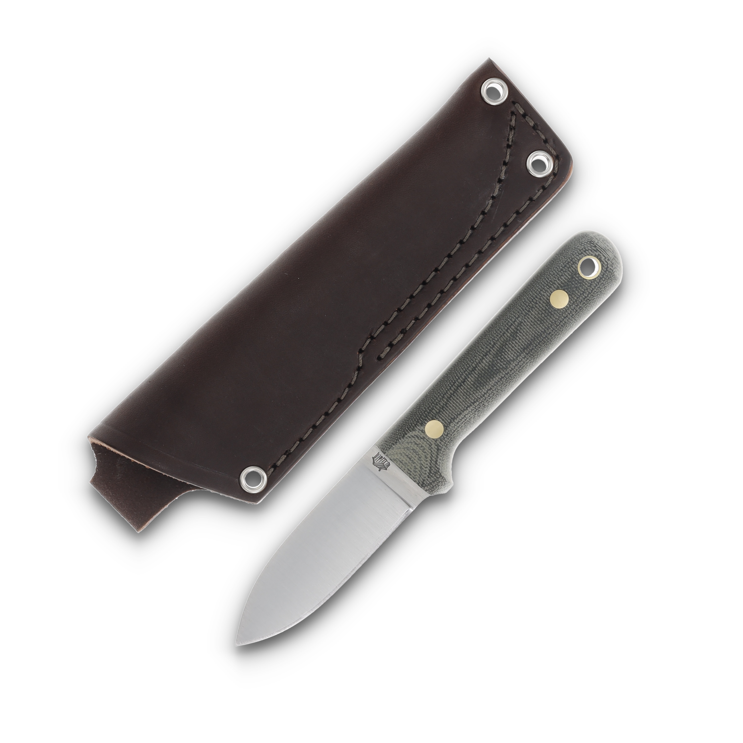 LT Wright Next Gen Fixed Blade Knife Green 3in Plain Matte Spear Point LT030 View 1