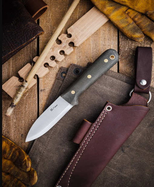 LT Wright Genesis Fixed Blade Knife 4.25 Inch Plain Matte Spear Point LT032 View 11