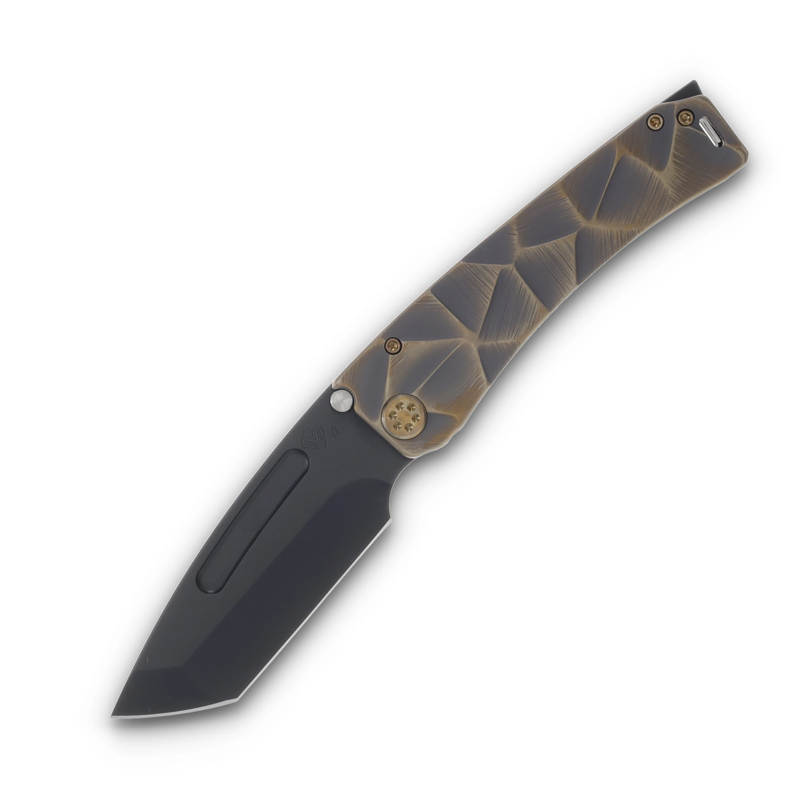 Medford Marauder H Cement – Bronze 3.75in Plain Bead Blast Tanto Bronze Hardware MK0454PT-02AN-T1C1-BP View 1