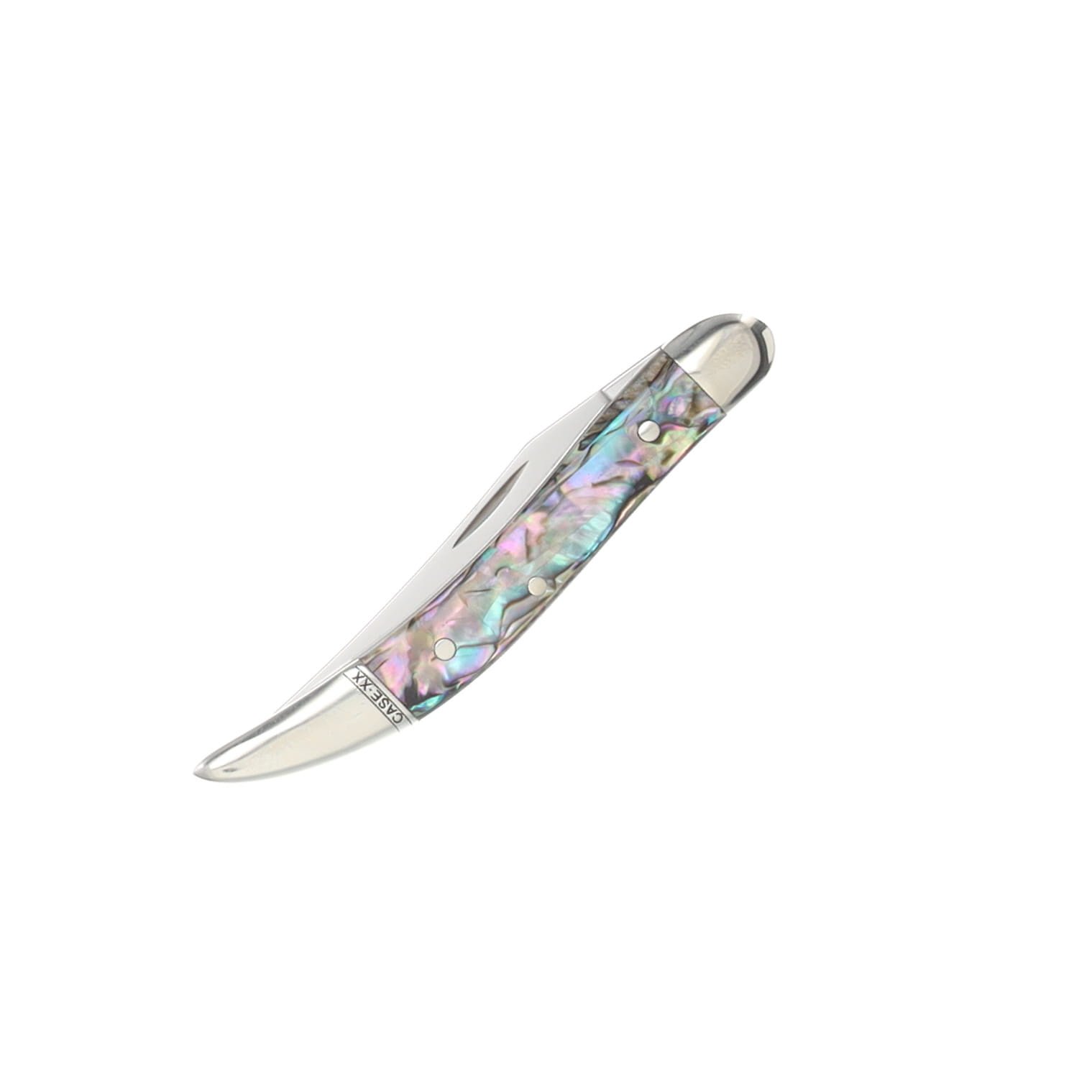 Case Genuine Abalone Small Texas Toothpick Folding Knife CA12002 View 5