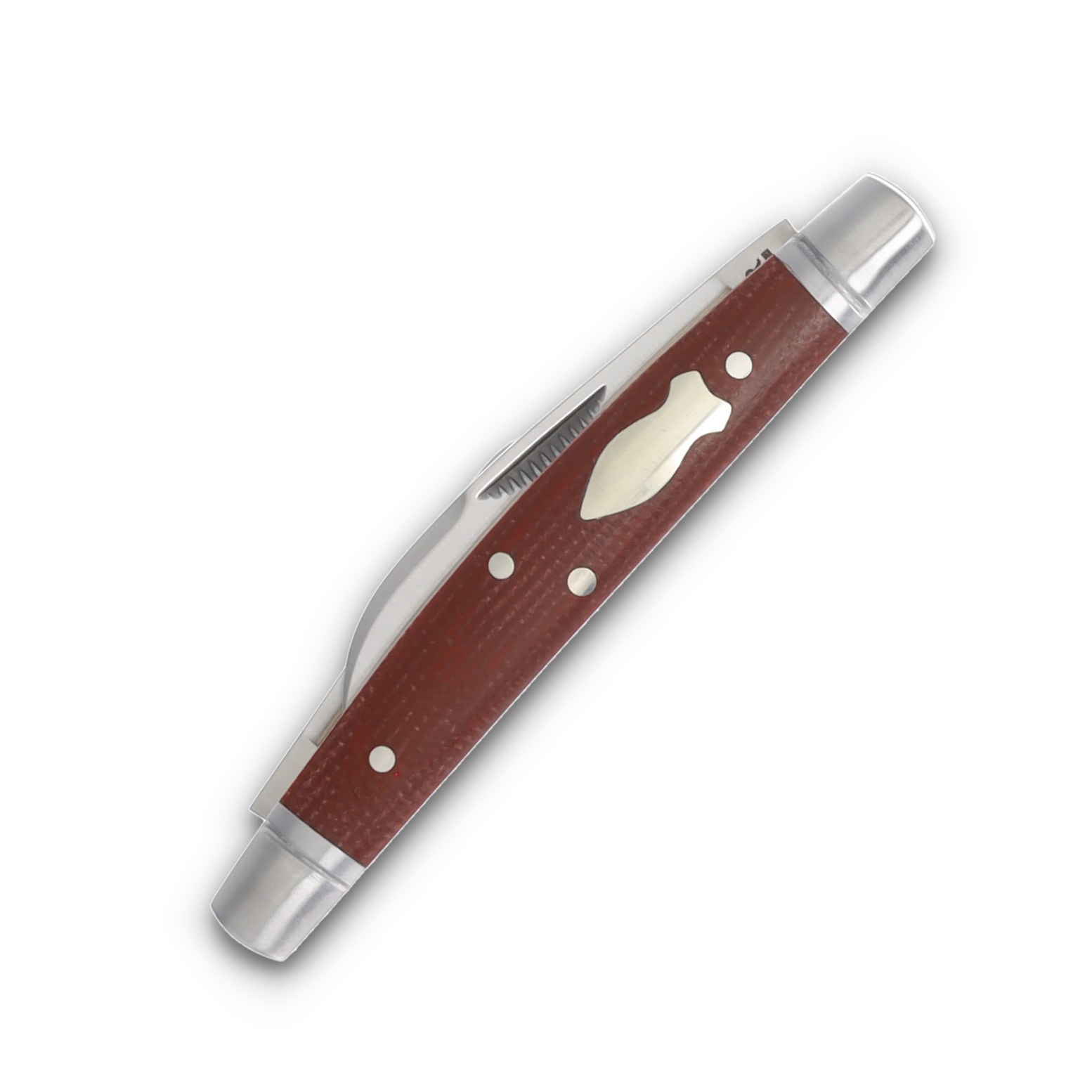 Rough Ryder Reserve Two Blade Congress Folding Knife Red Chili Micarta RRR044RCM View 3