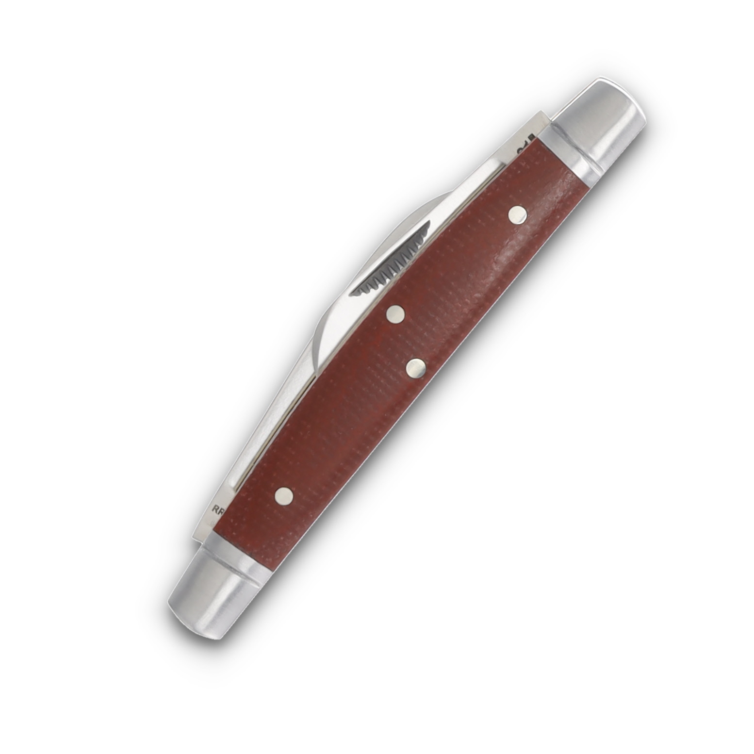 Rough Ryder Reserve Two Blade Congress Folding Knife Red Chili Micarta RRR044RCM View 4