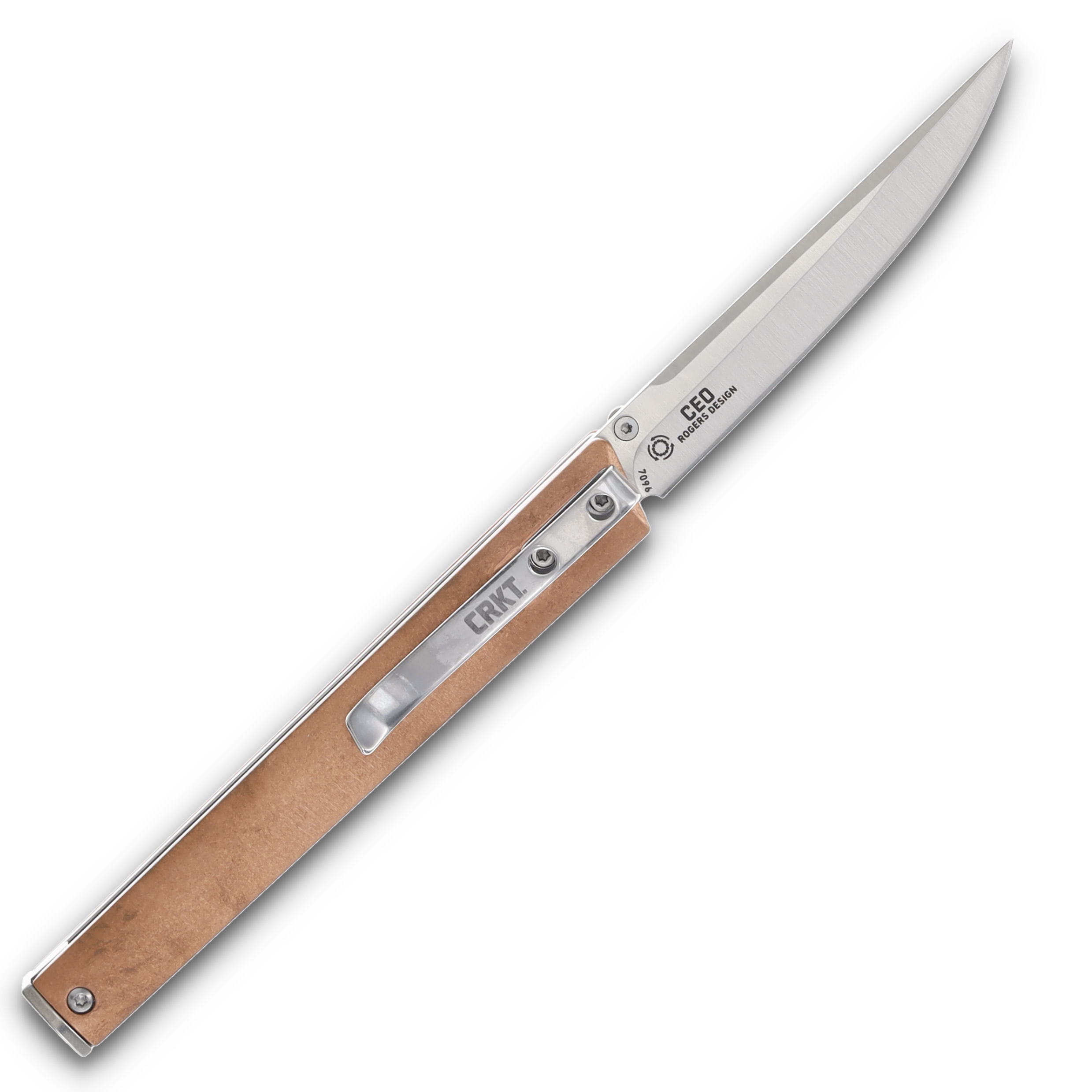 CRKT SMKW Custom Shop CEO Folding Knife Copper CR7096CU View 2