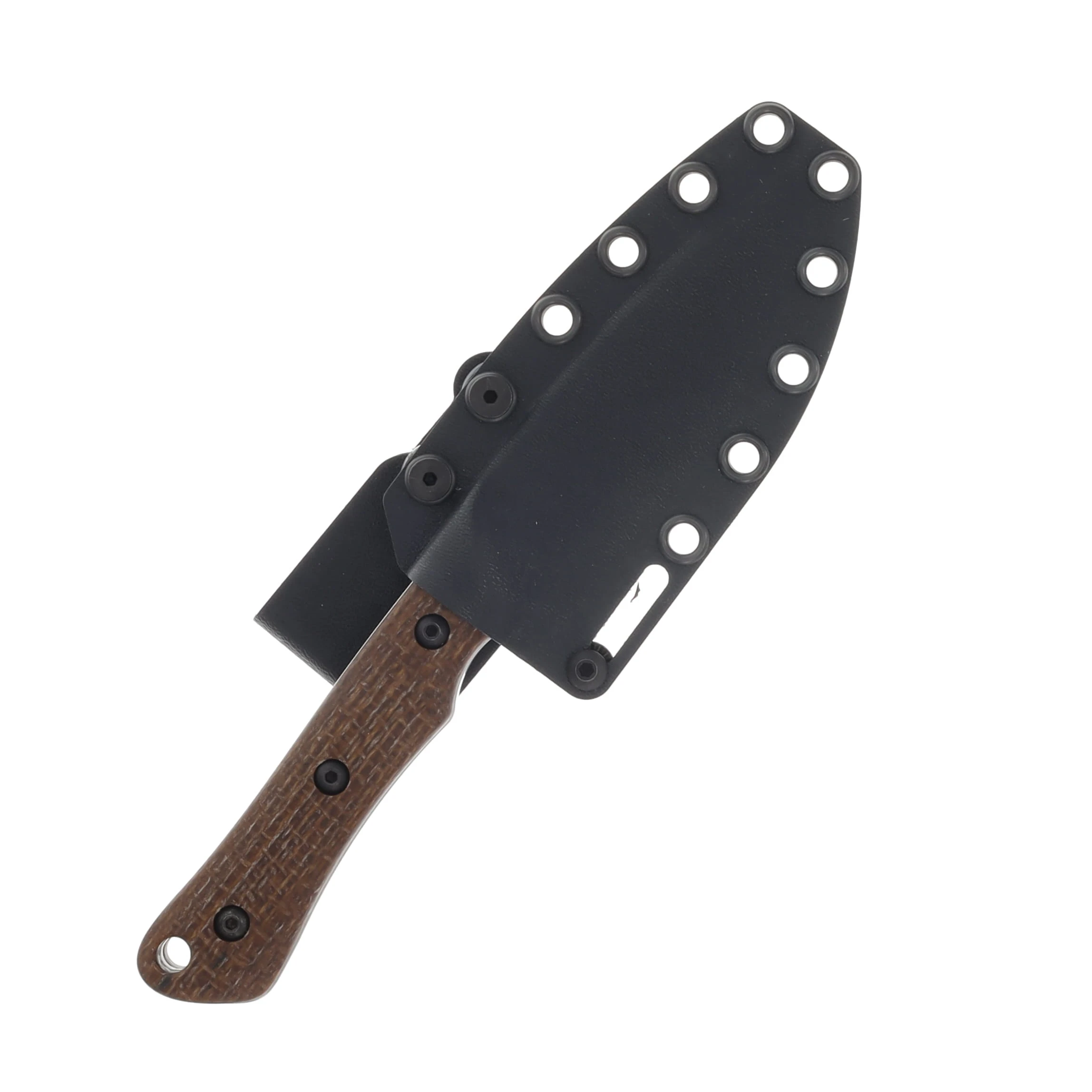 White River Smith & Sons Brave, Natural Burlap Micarta WRSS-BRV-BNA View 3