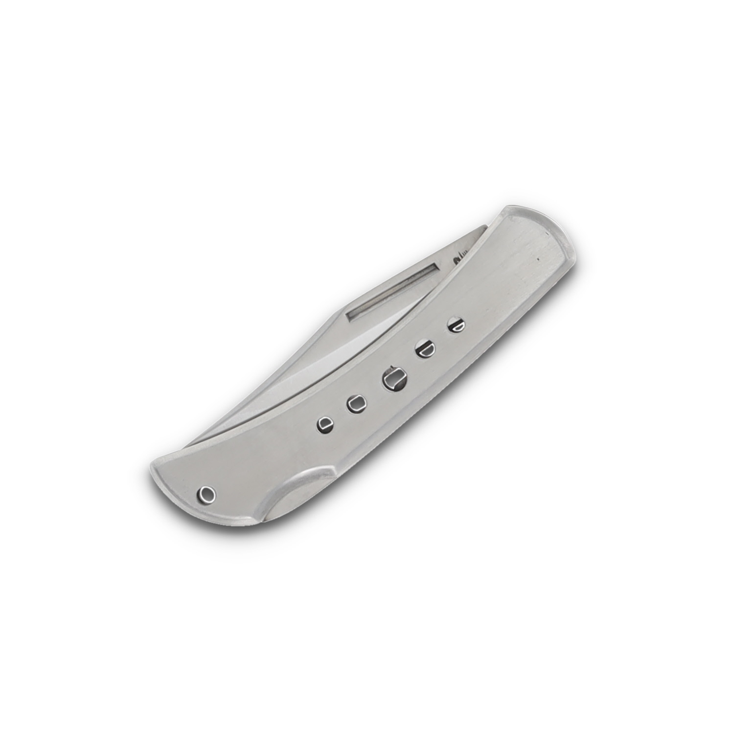Bear & Son 561 Lockback Folding Knife All Stainless Clip Point BR71561 View 5