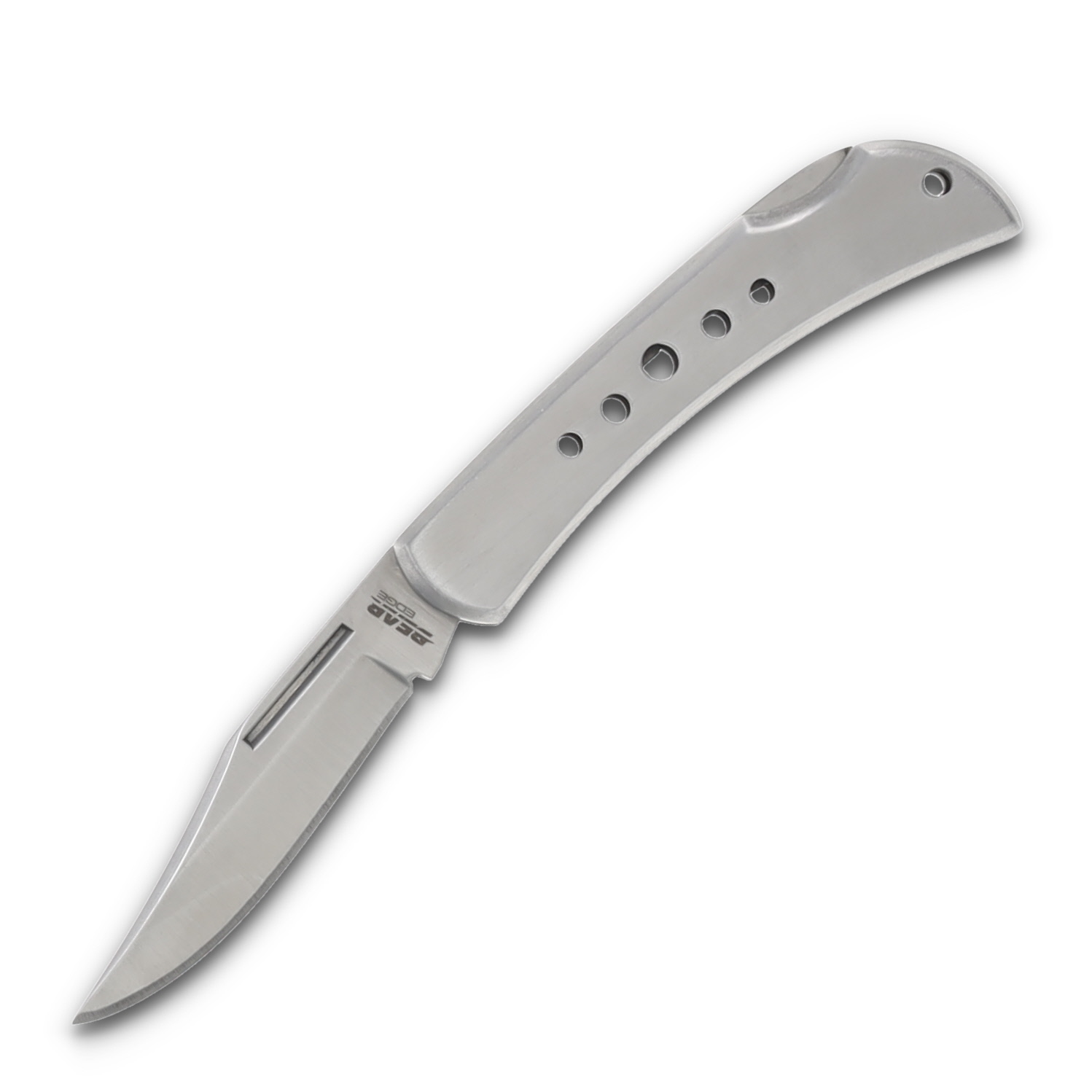 Bear & Son 561 Lockback Folding Knife All Stainless Clip Point BR71561 View 1
