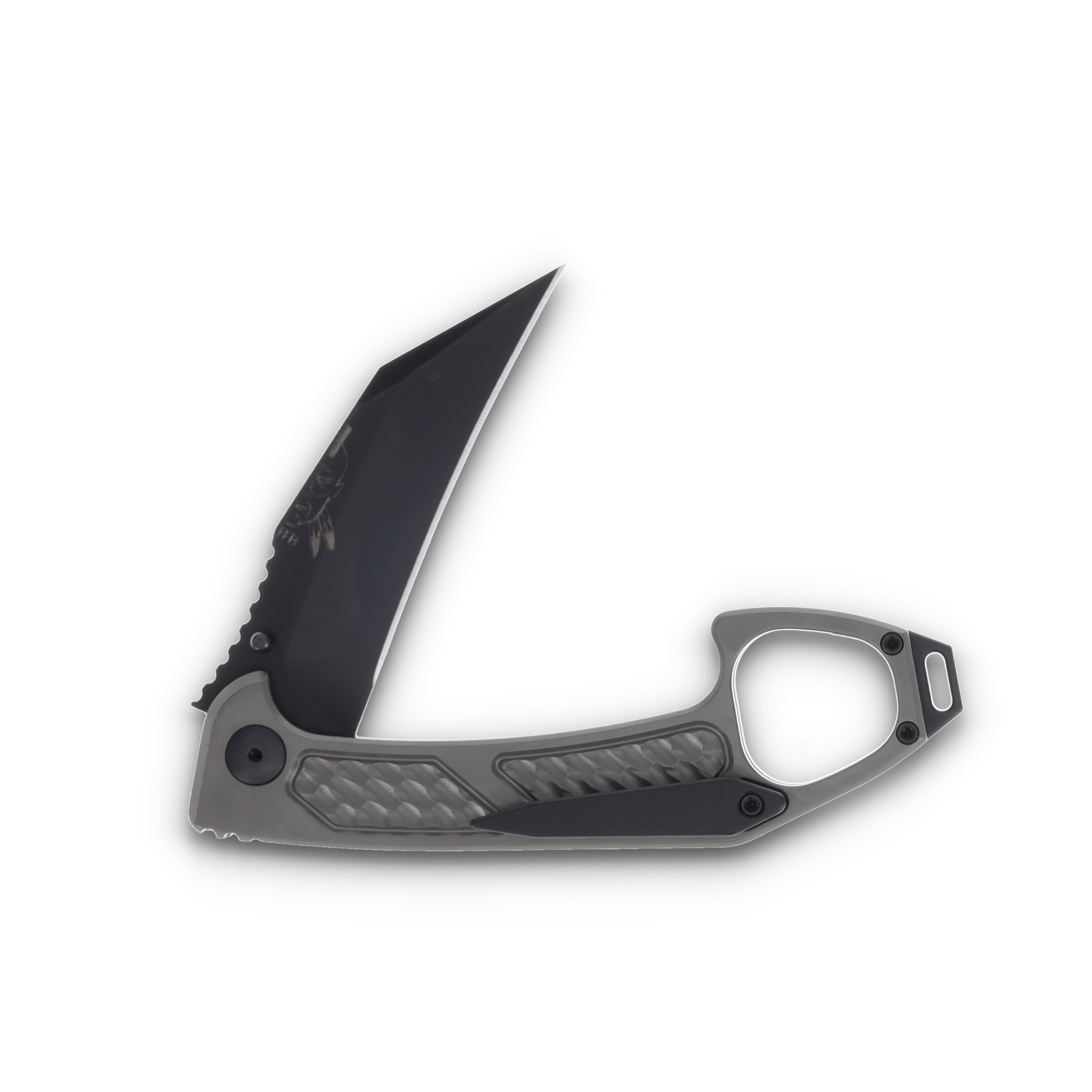 Half Face Blades SHPOS monolithic folder blade, black PVD blade Gen 3 HFSHPOS View 4