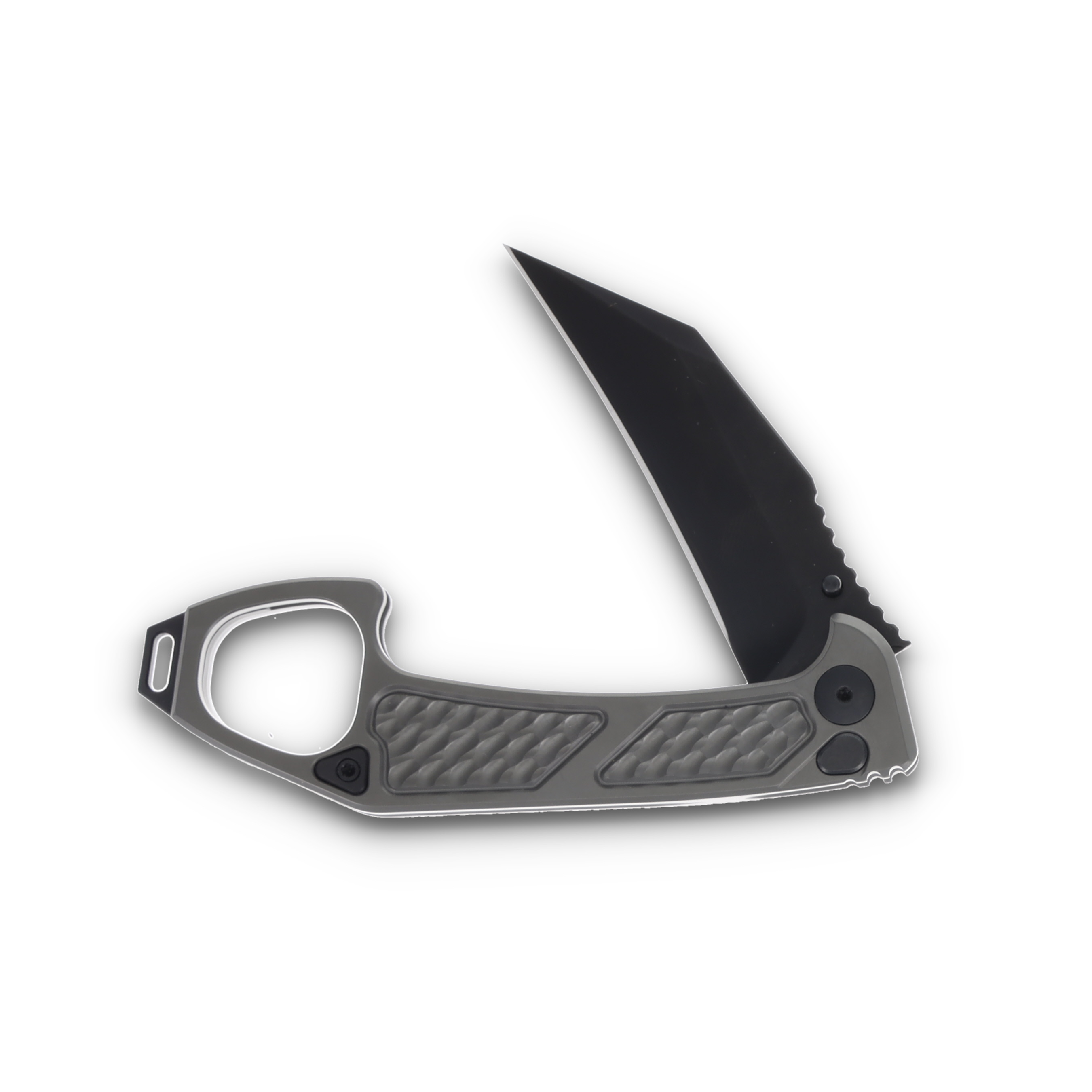 Half Face Blades SHPOS monolithic folder blade, black PVD blade Gen 3 HFSHPOS View 3