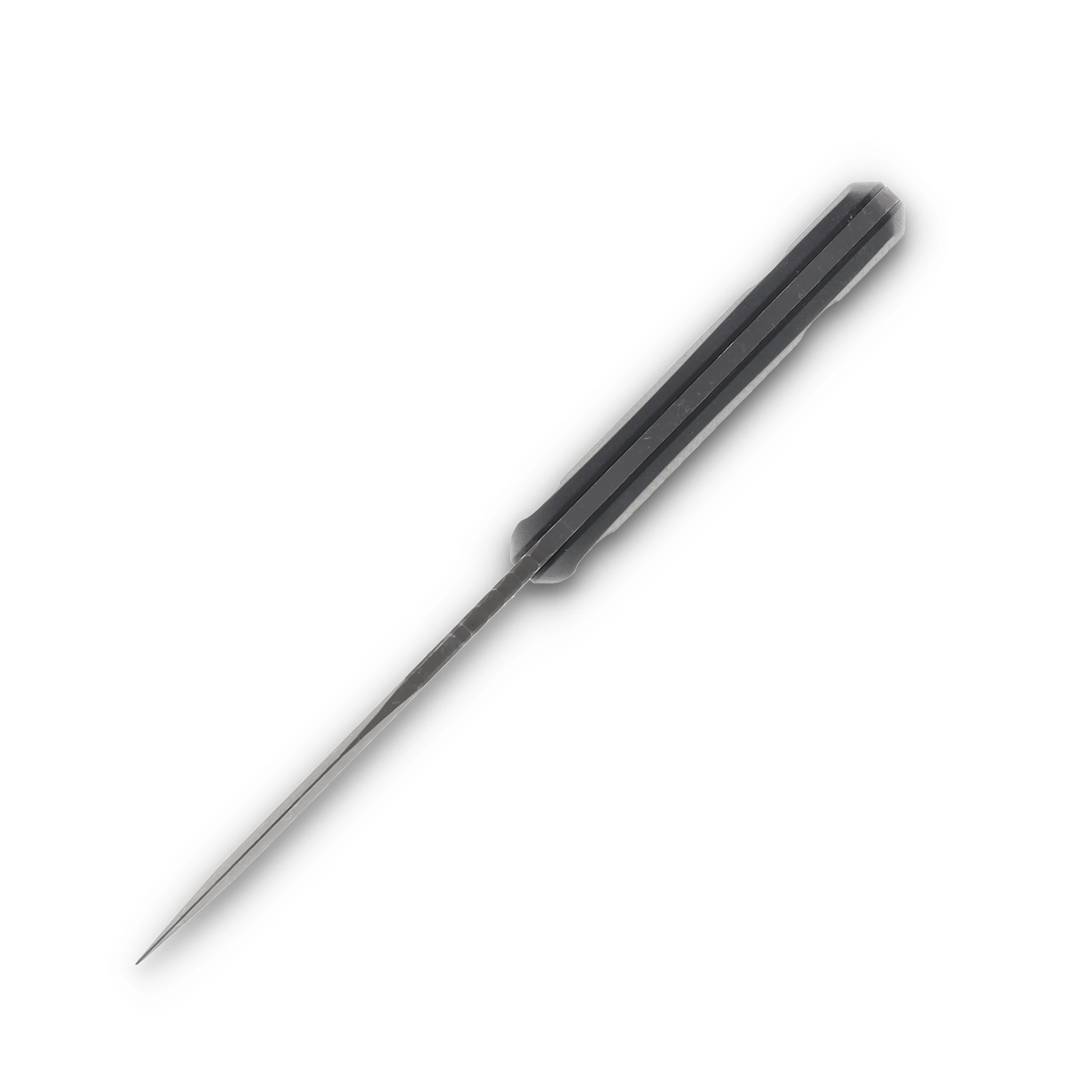 Half Face Blades Extremis MK1 3.5in Plain Acid Etch Recurve Drop Point HFEXTREMMK1BK View 5