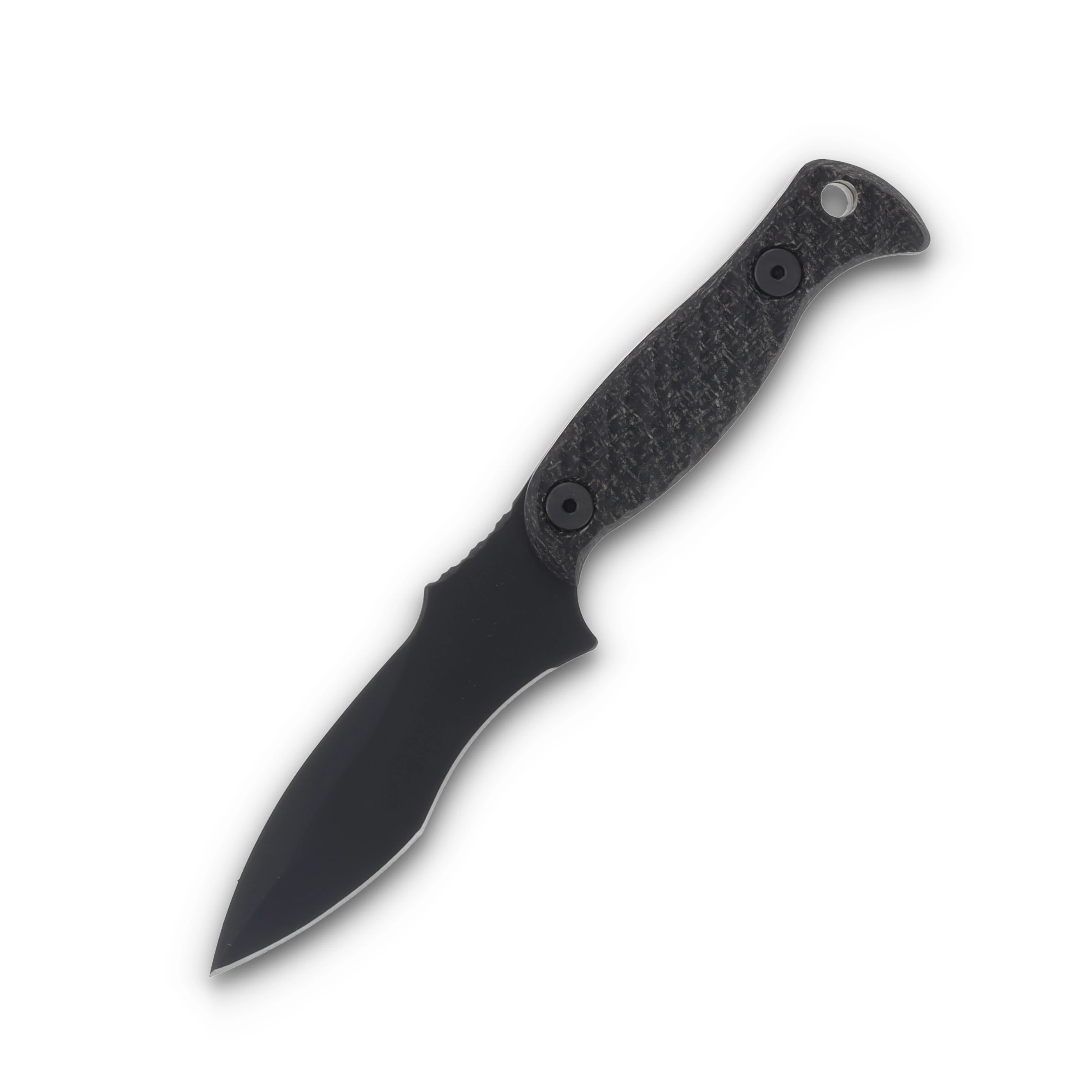 Half Face Blades Extremis MK1 3.5in Plain Armor Black Recurve Drop Point HFEXTREMMK1BKMIC View 3