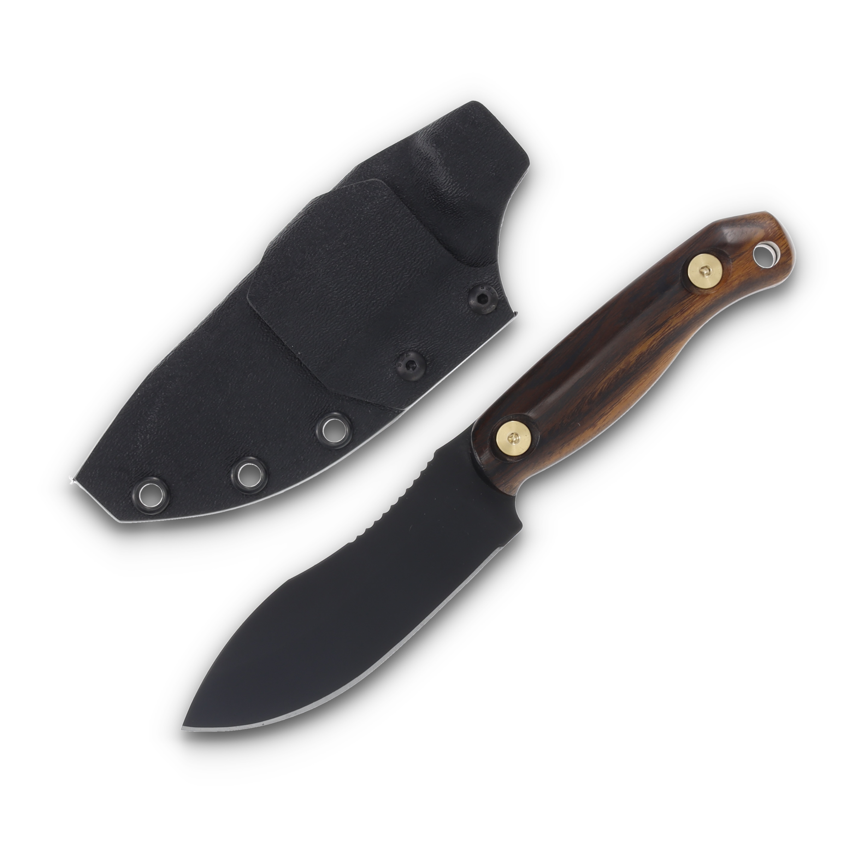 Half Face Blades Skinner Jr Dark Desert Ironwood 3.75in Plain Armor Black Skinner HFSKINJRDRKDI View 1