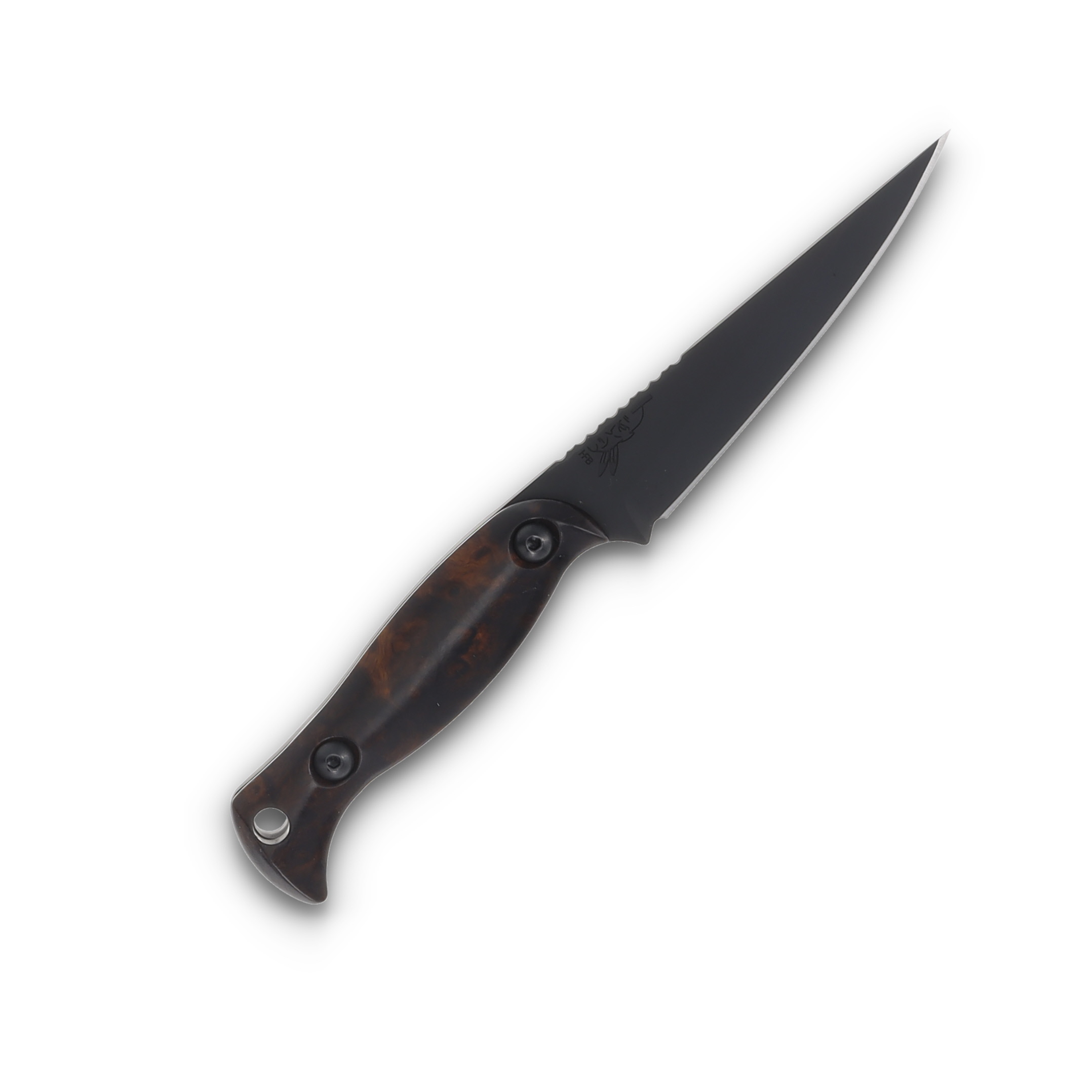 Half Face Blades Congressman Dark Desert Ironwood 3.8in Plain Armor Black Spear Point HFCONGDKDI View 4
