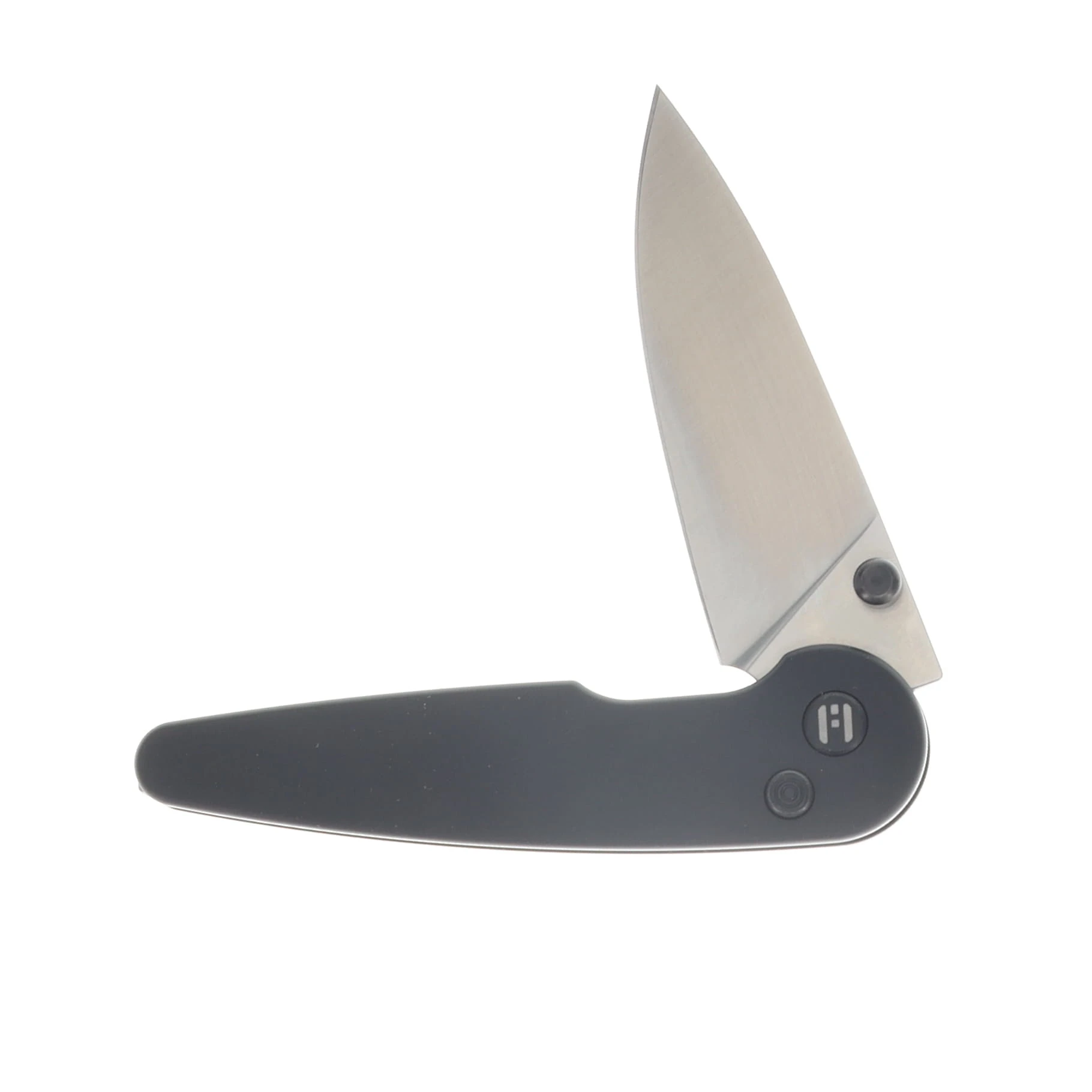 Hightron Birdidi Folding Knife 2.91 Inch Plain Satin Drop Point HK06BLKS View 3
