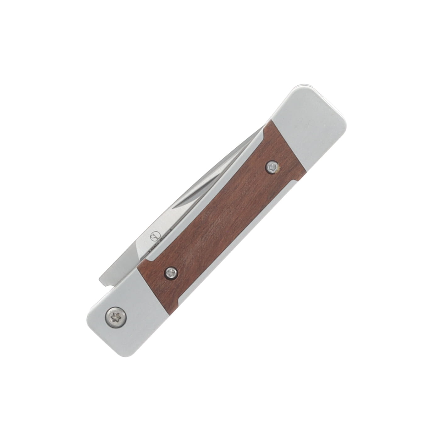 Kizer Little Grand Folding Knife Wood 2.52 Inch Plain Satin Drop Point V2670A1 View 5