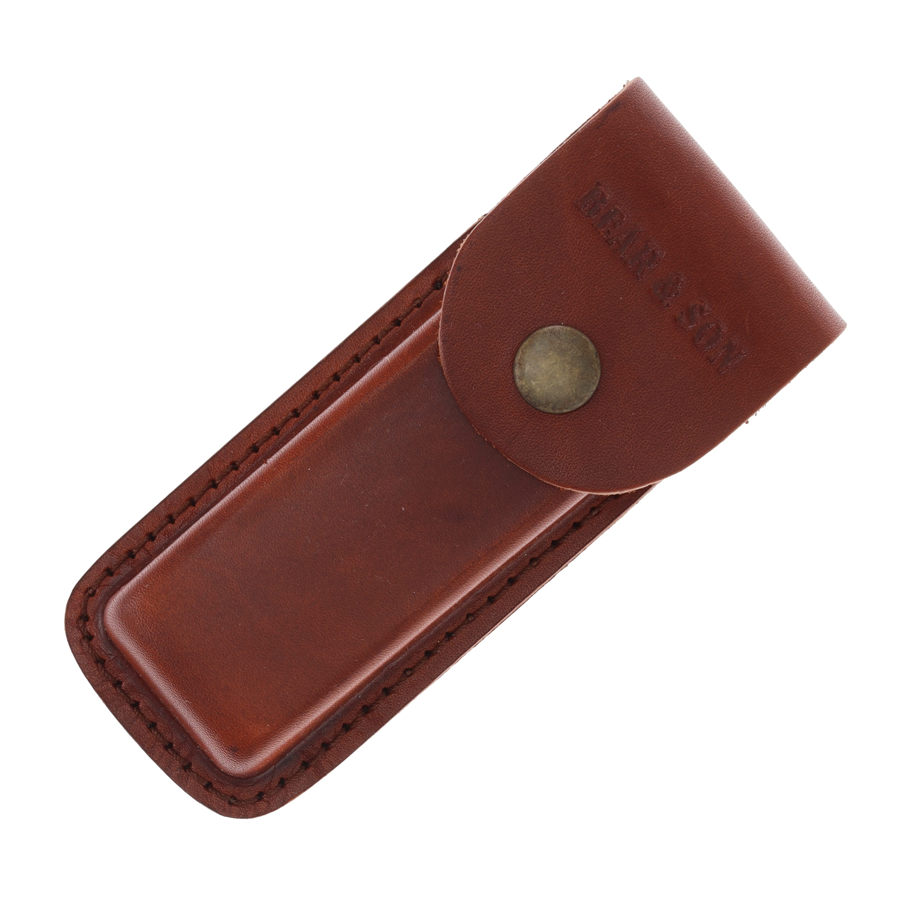Bear & Son OTS Automatic Lockback Knife Black- 3.75in Satin Clip Point S/E Plain AUBRGA97 View 7