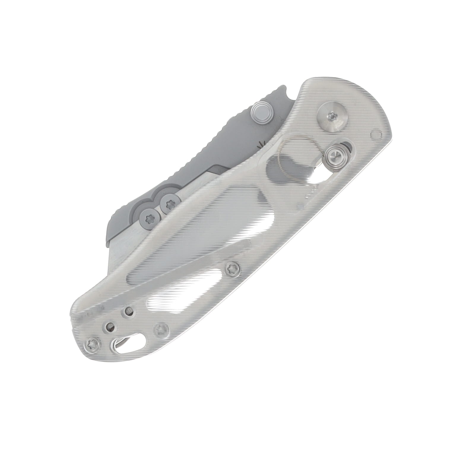 Kizer Drop Bear Utility Azo Design Clear 2.74 Inch Plain Satin Utility V3619JA5 View 6