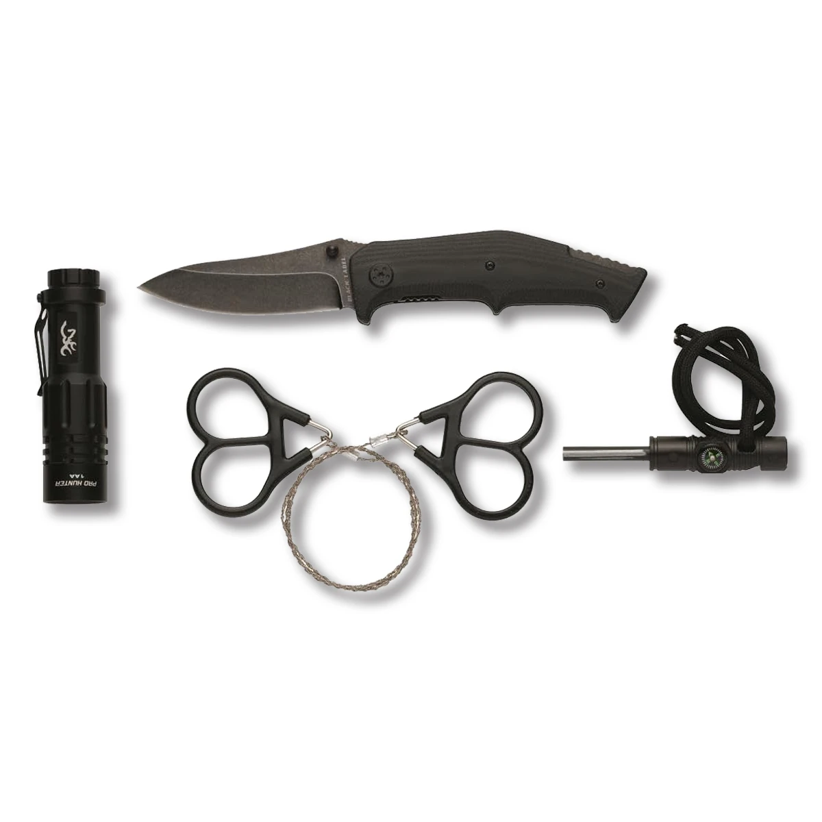 Browning Outdoorsman Survival Kit – 5-Piece Emergency Gear Set BN3220288 View 1