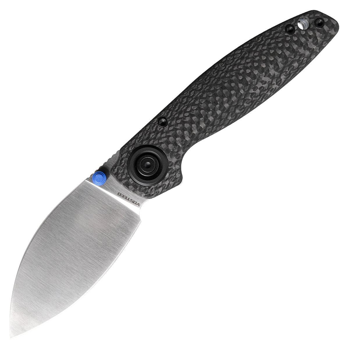 Vosteed Shilin Cutter Vanchor Lock Knife Carbon Fiber 2.9in Stain Blade A2810 View 1