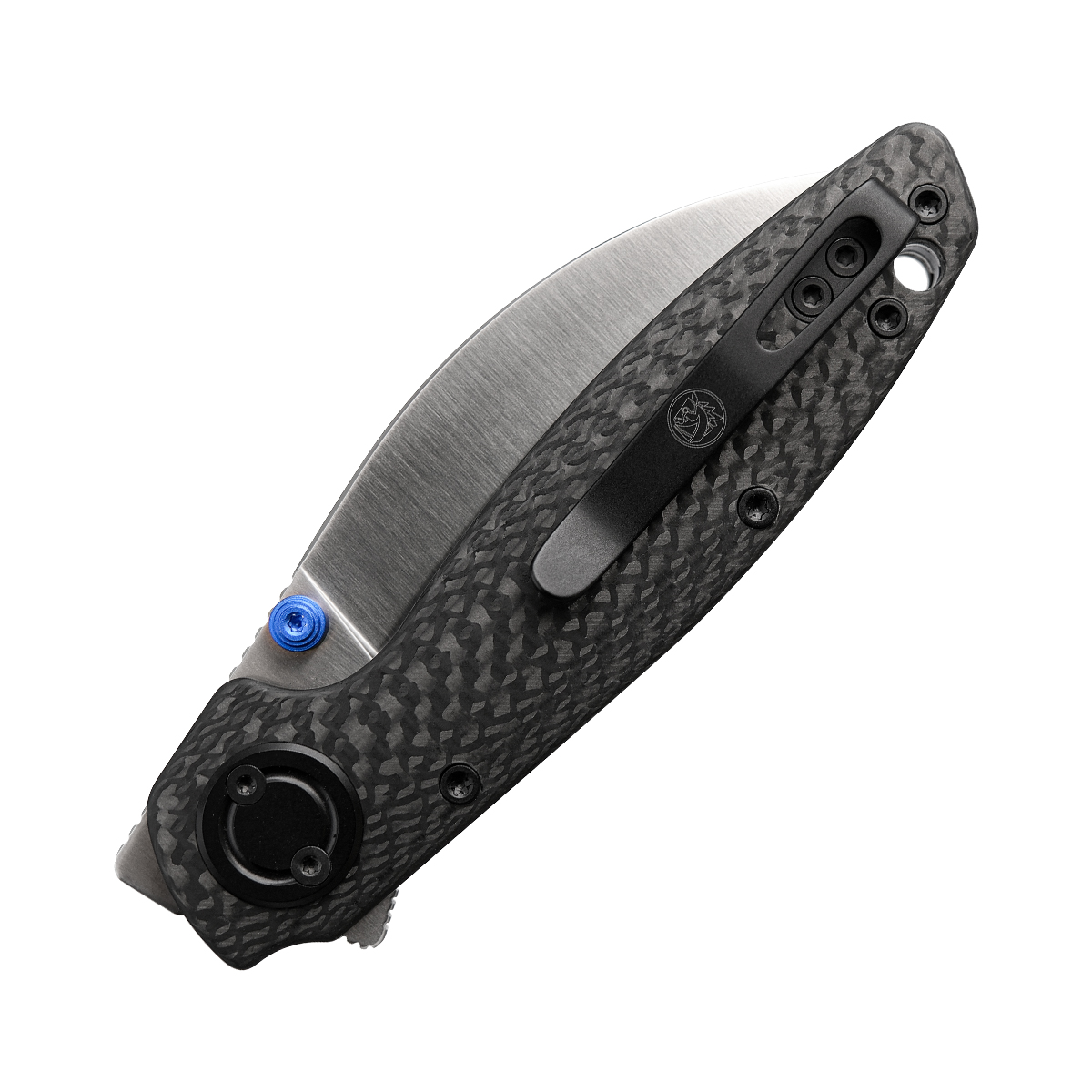 Vosteed Shilin Cutter Vanchor Lock Knife Carbon Fiber 2.9in Stain Blade A2810 View 2