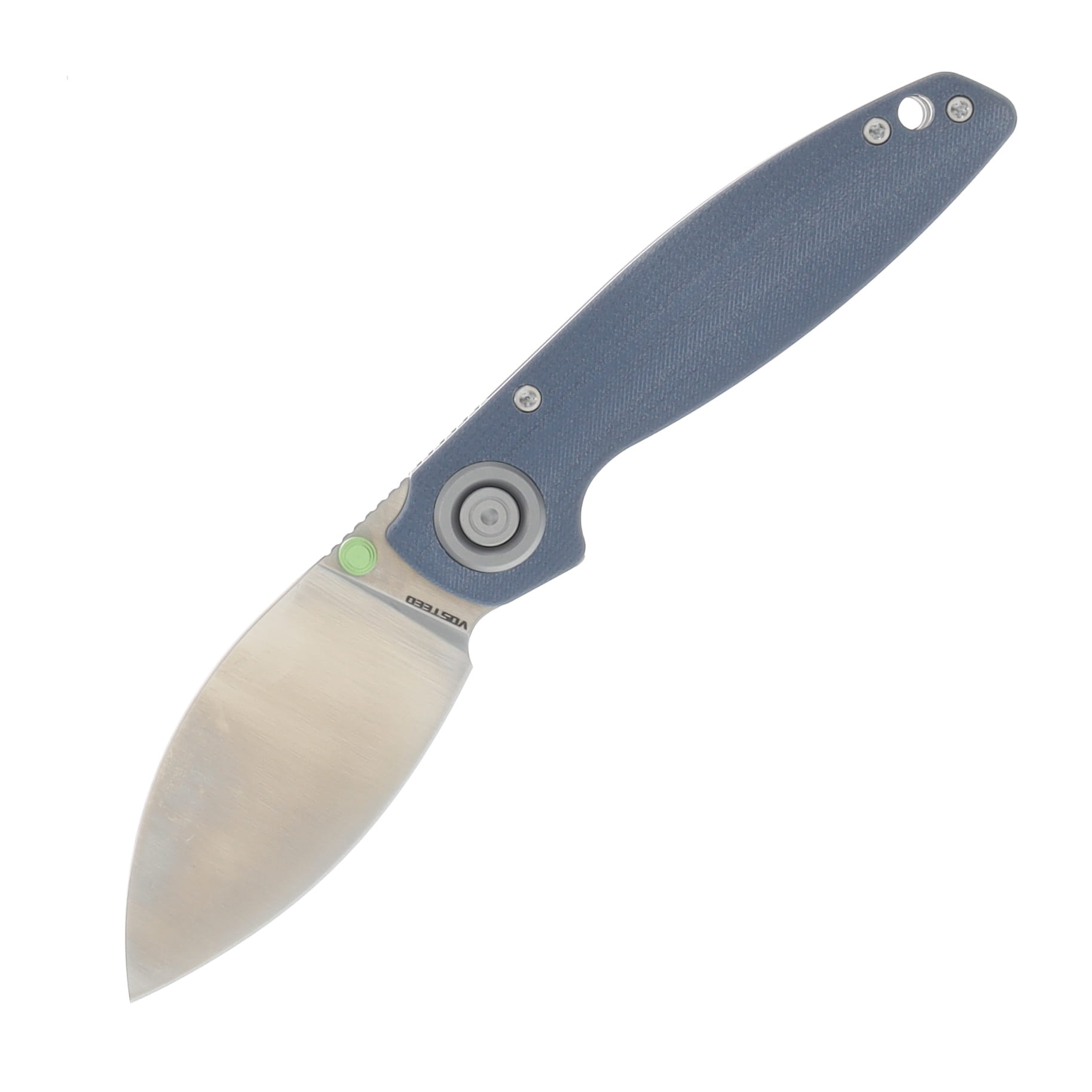 Vosteed Shilin Cutter Vanchor Lock Knife Blue G10 2.9in Satin Blade A2809 View 1